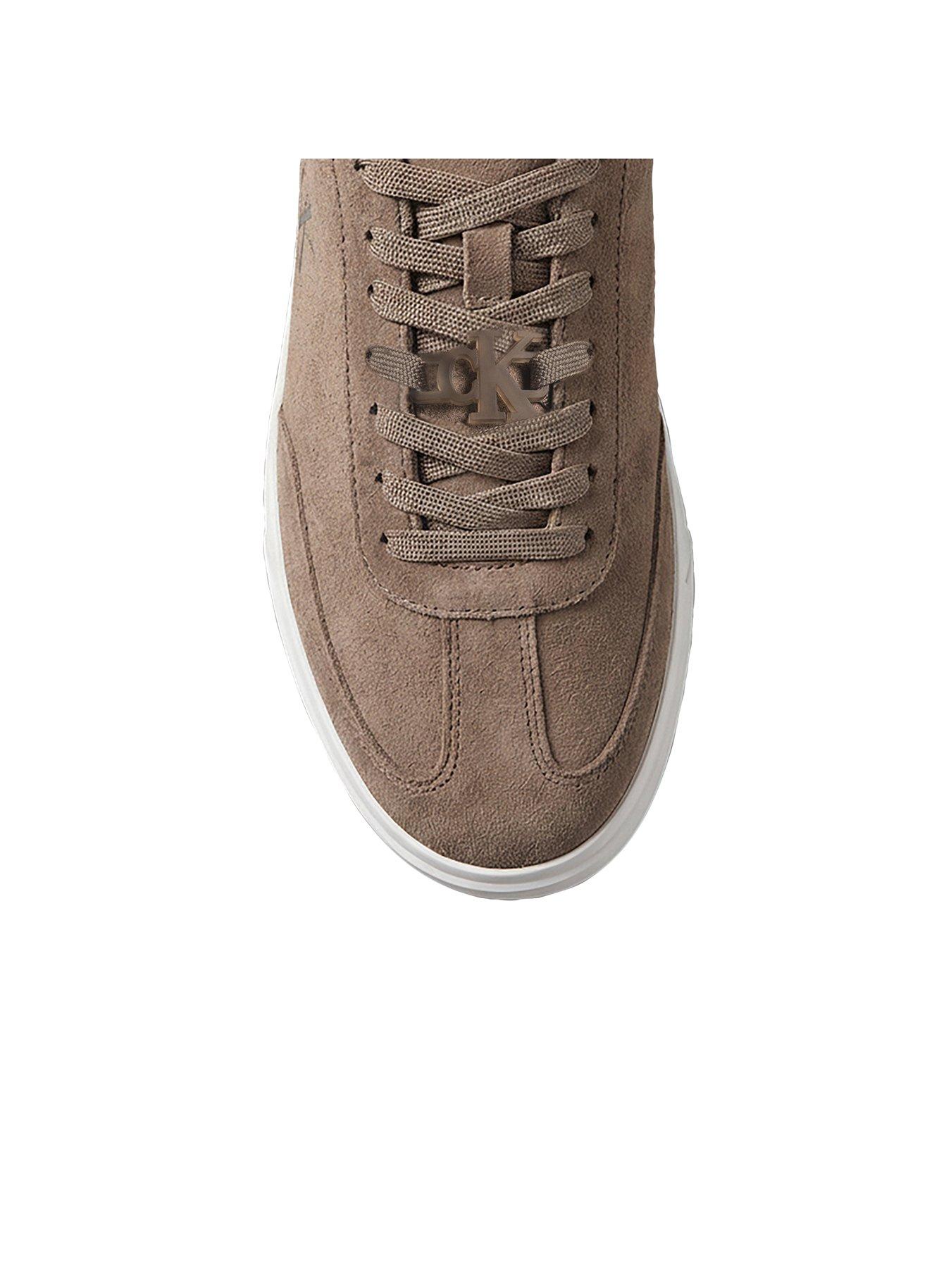 Image 5 of 5 of Calvin Klein Low Profile Suede Trainers - Beige