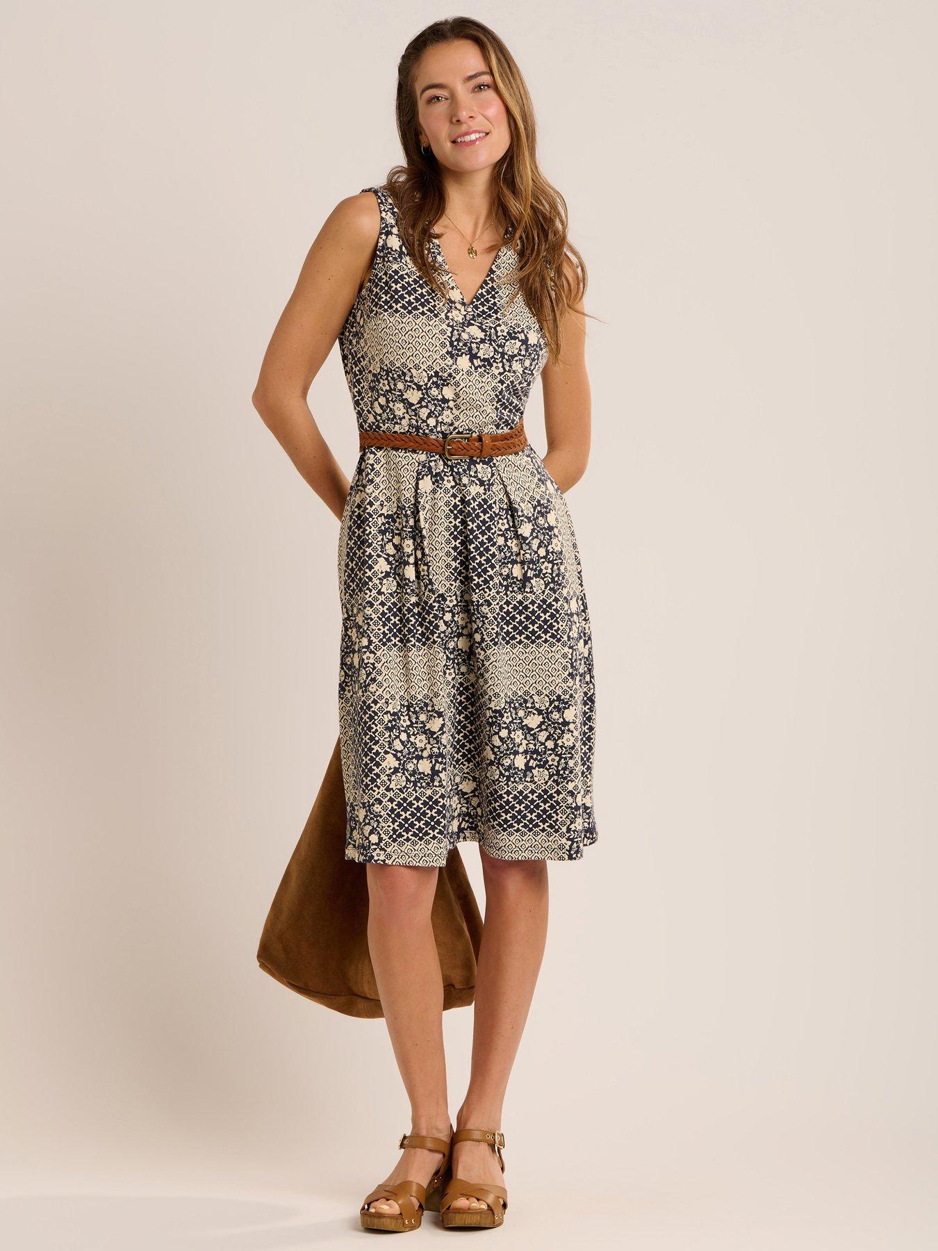 Image 6 of 7 of Brakeburn Iro Dress - Navy