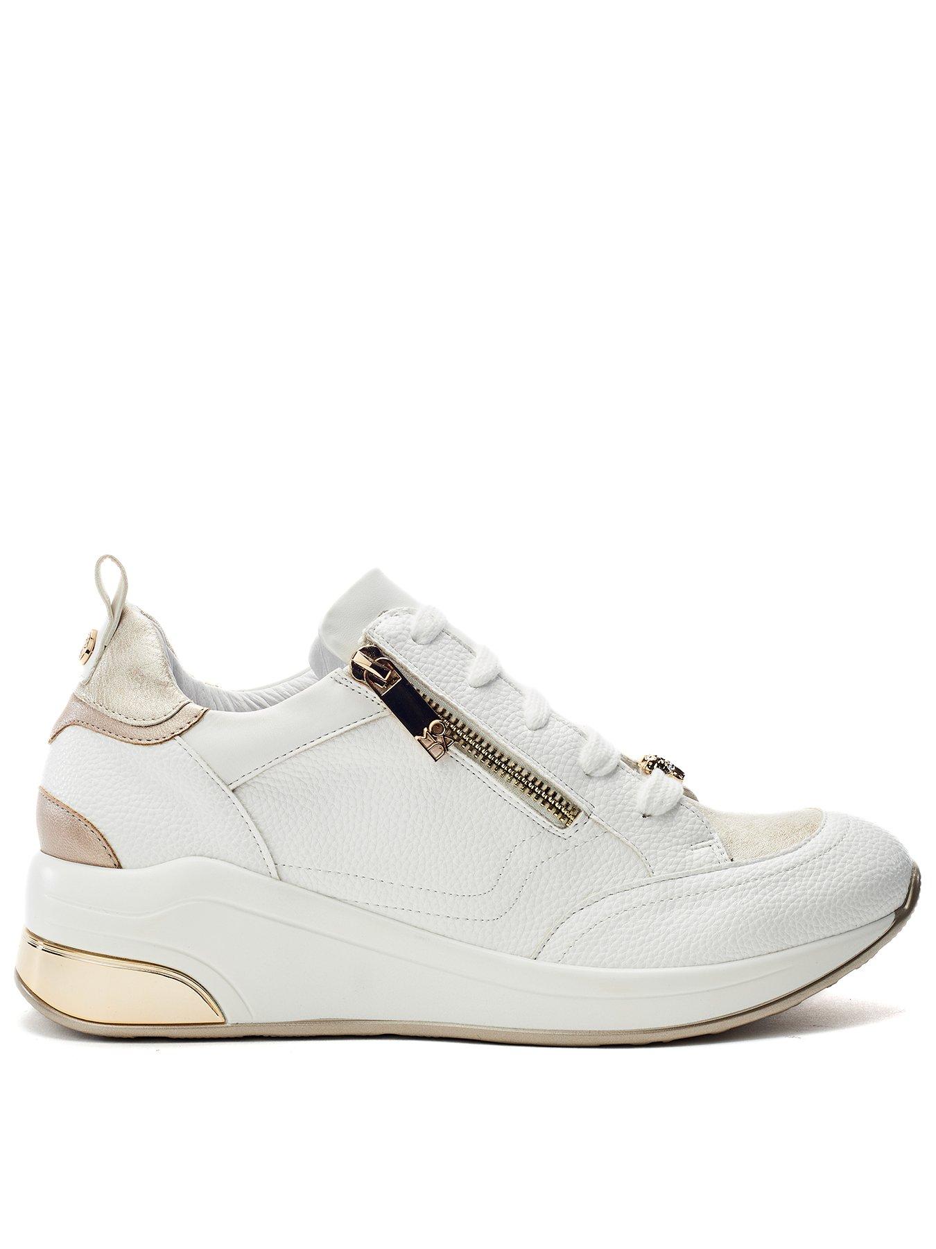 moda-in-pelle-corali-white-porvair-side-zip-wedge-trainer-with-metallic-panels