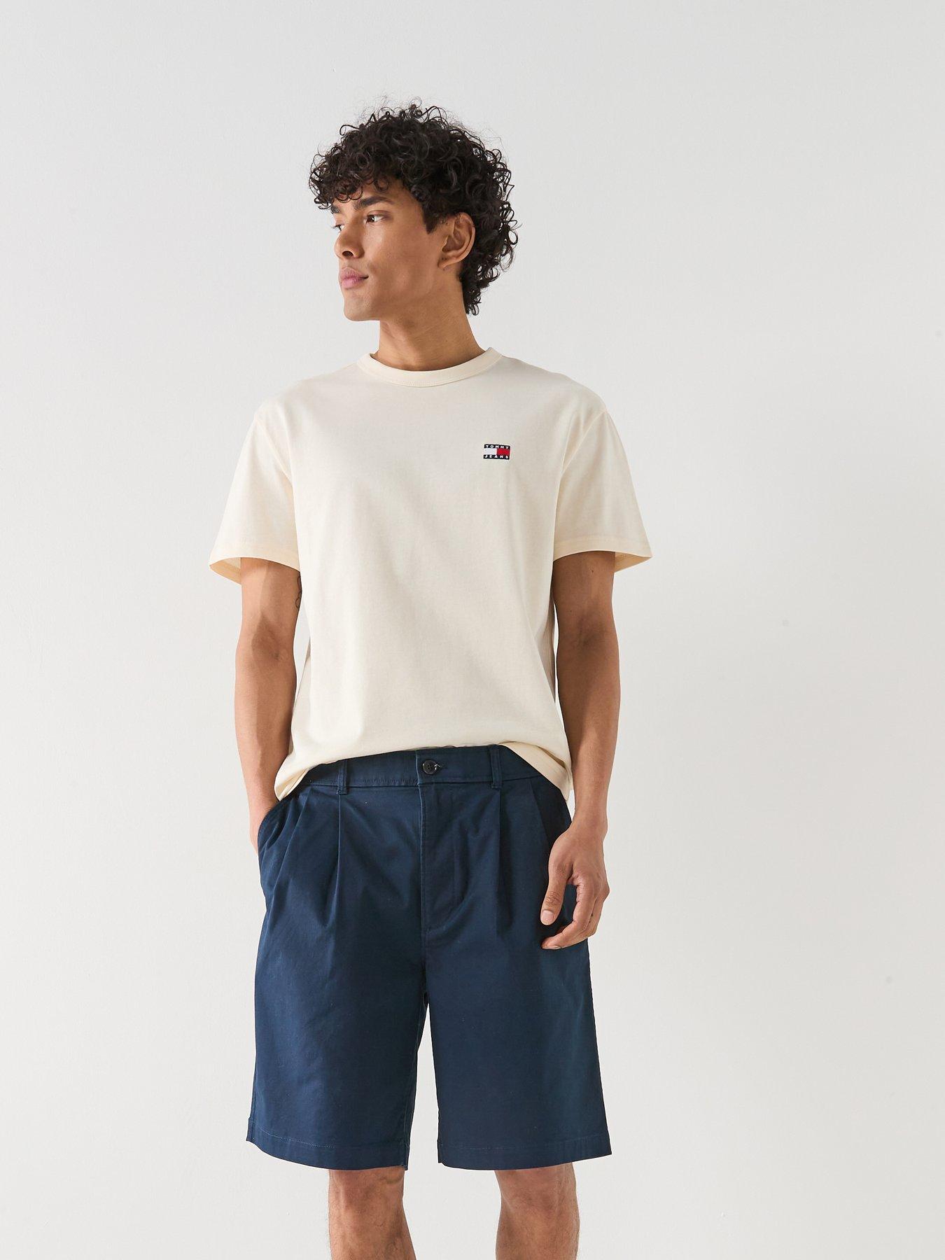 Tommy Jeans Badge Crew Neck T-Shirt - Off White