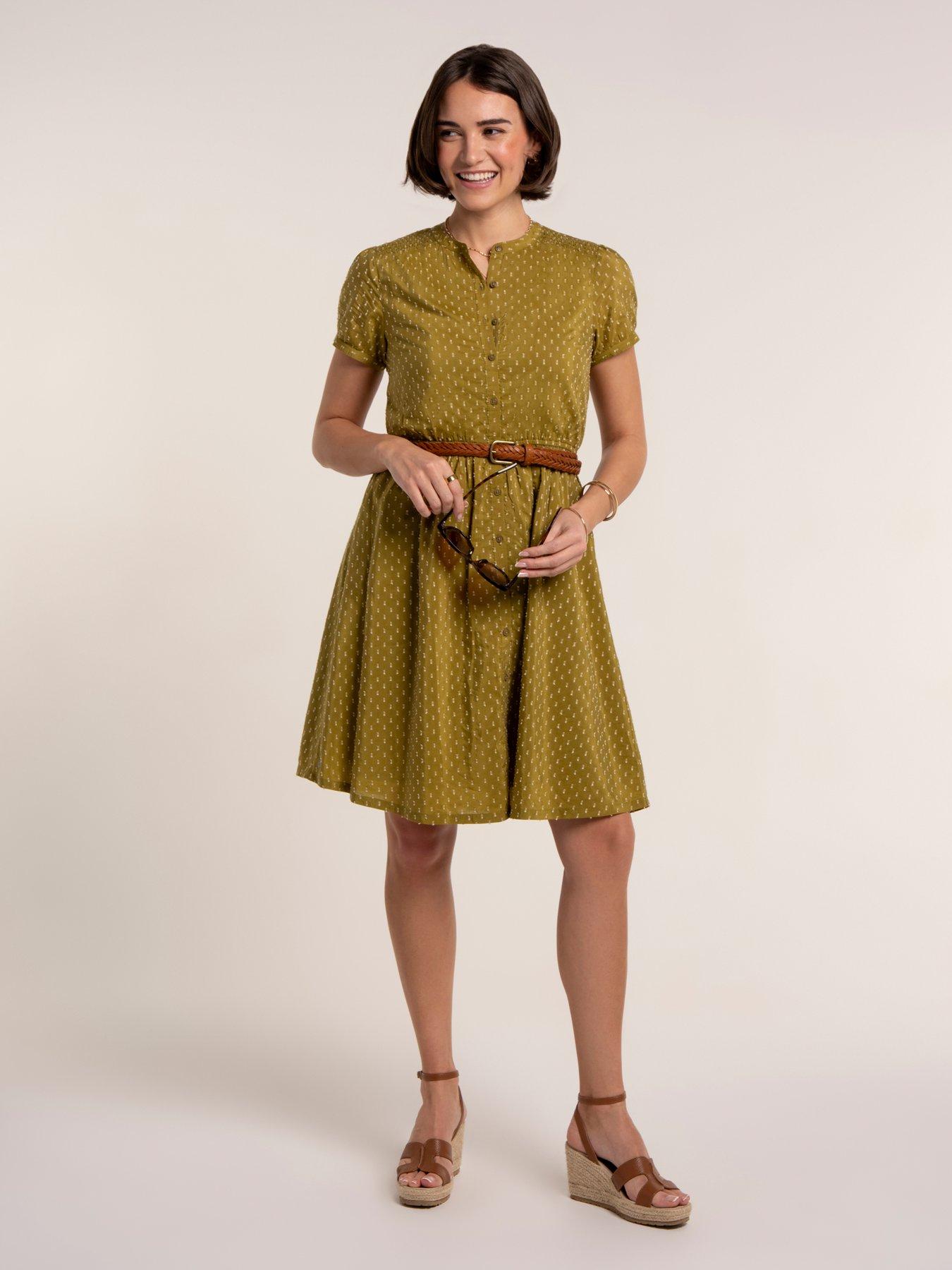  image of brakeburn-adriella-dress-green