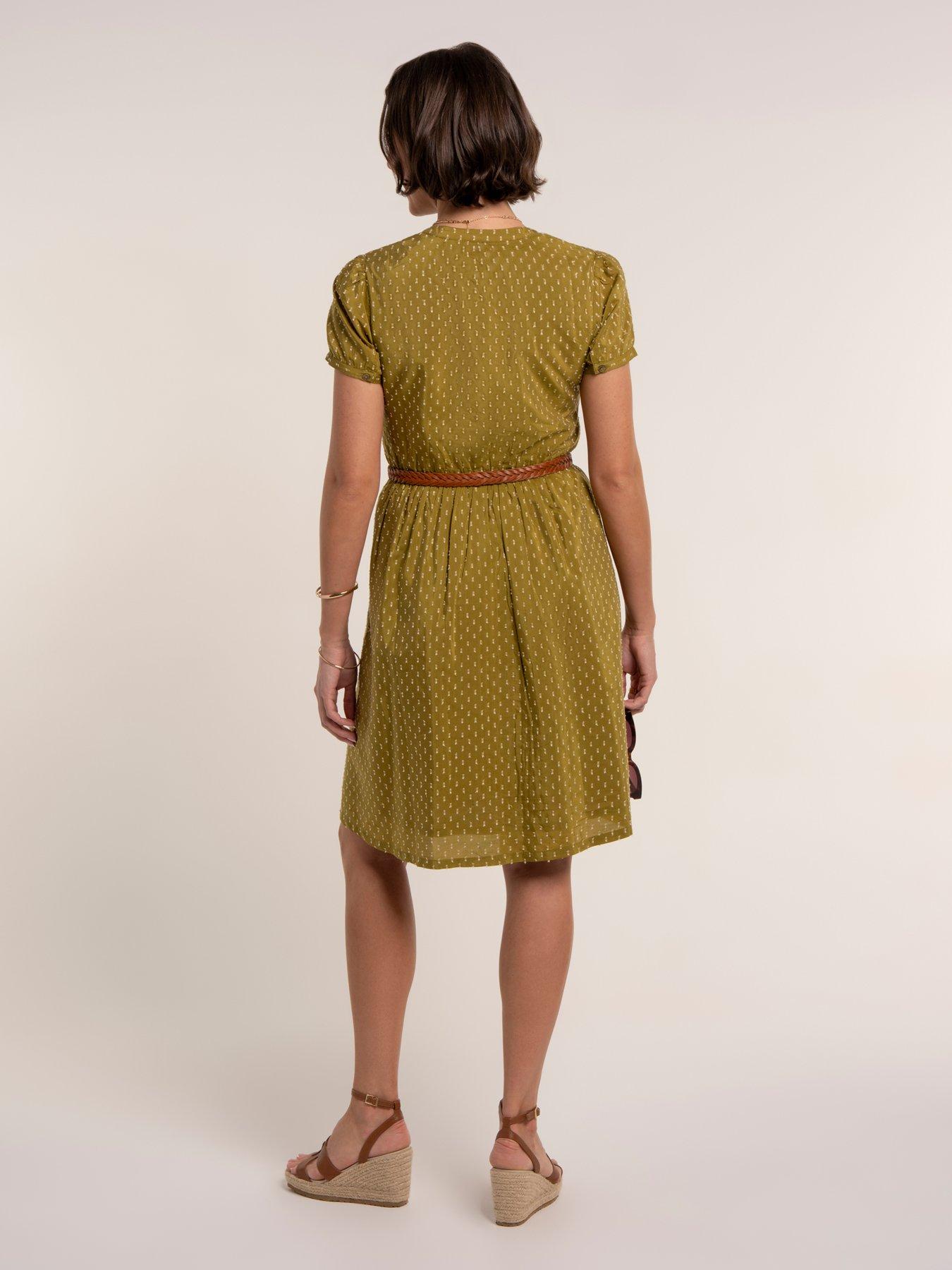  image of brakeburn-adriella-dress-green
