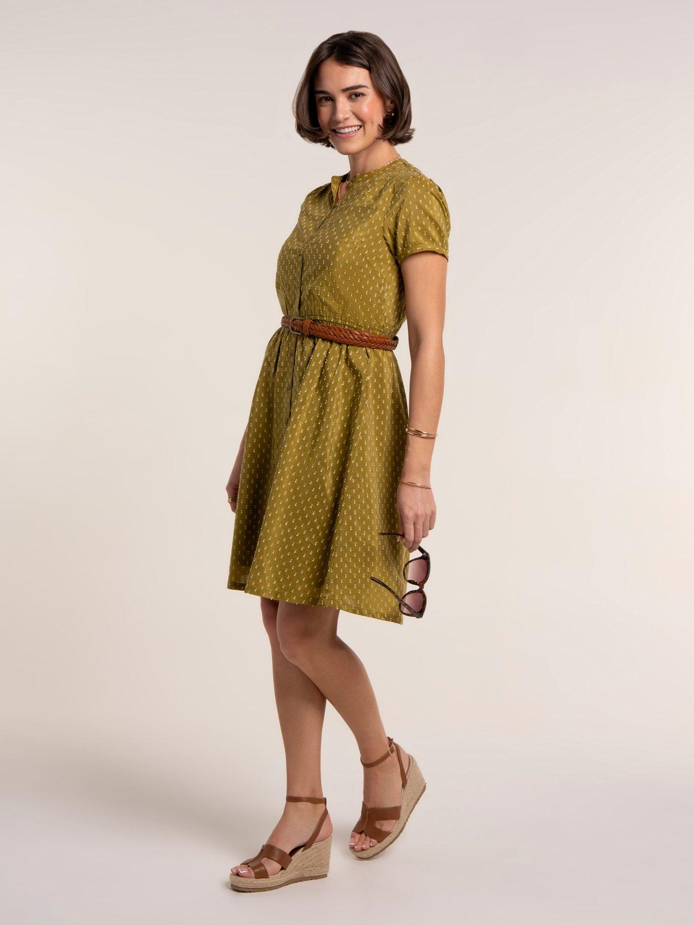  image of brakeburn-adriella-dress-green