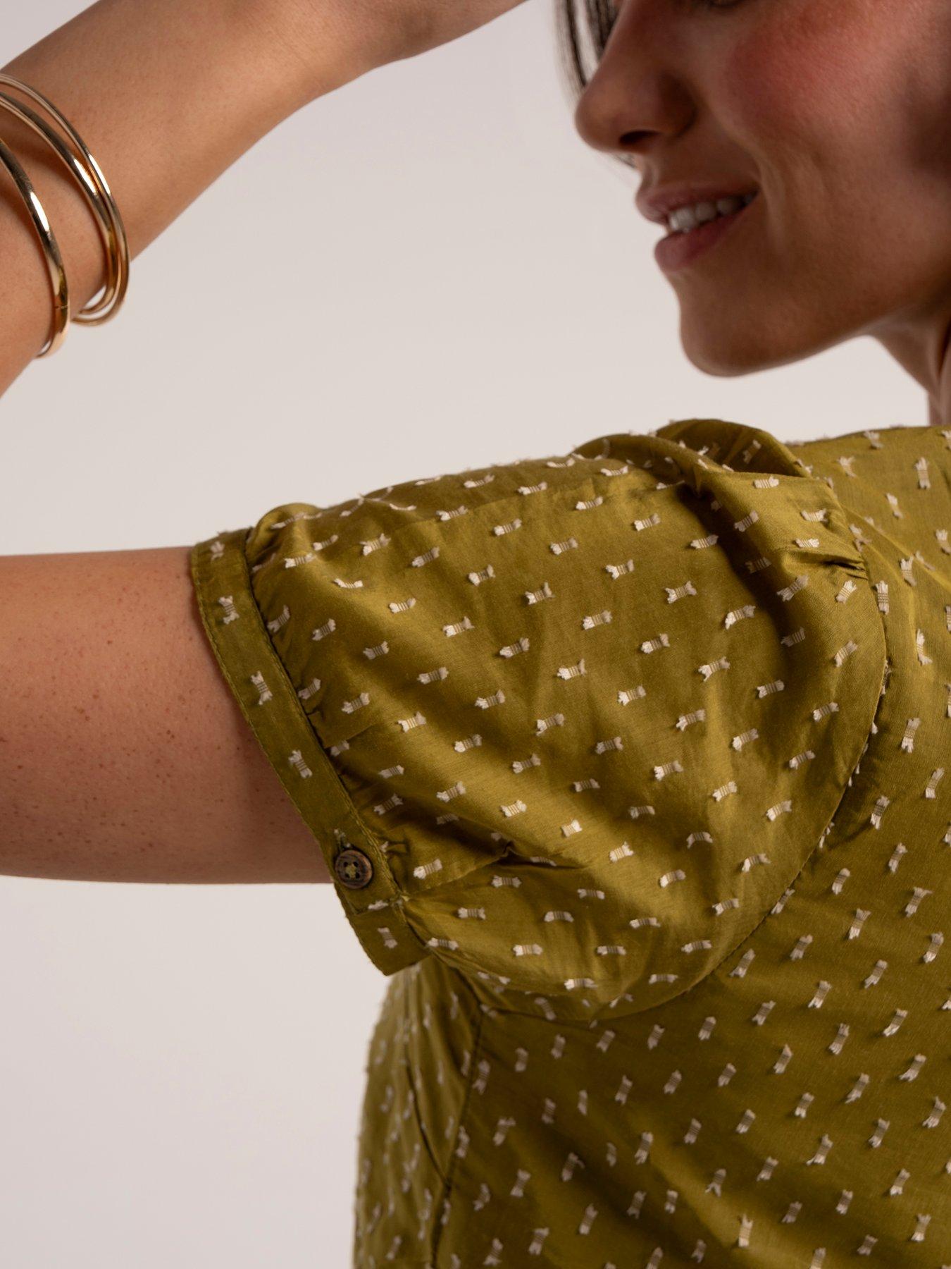  image of brakeburn-adriella-dress-green