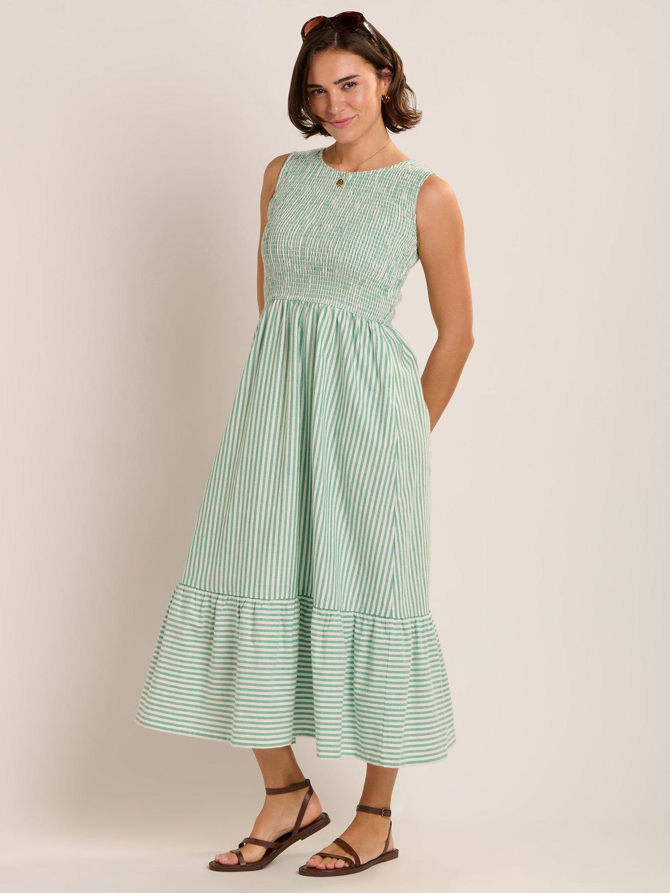  image of brakeburn-trinn-dress-green