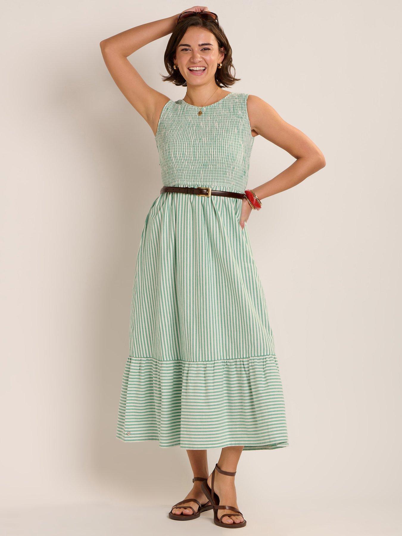  image of brakeburn-trinn-dress-green