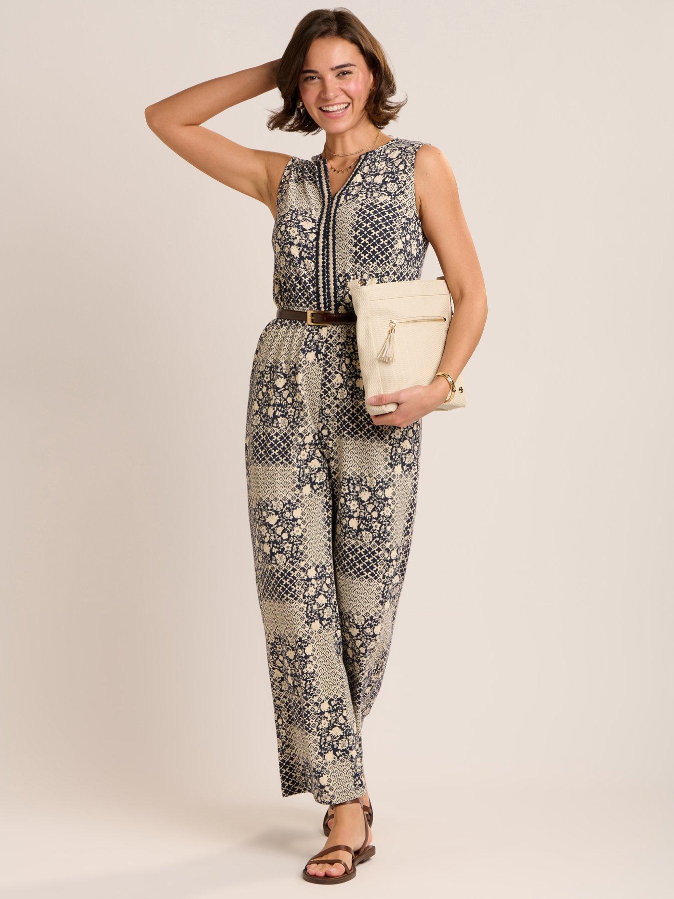 Image 4 of 6 of Brakeburn Amanda Jumpsuit - Navy
