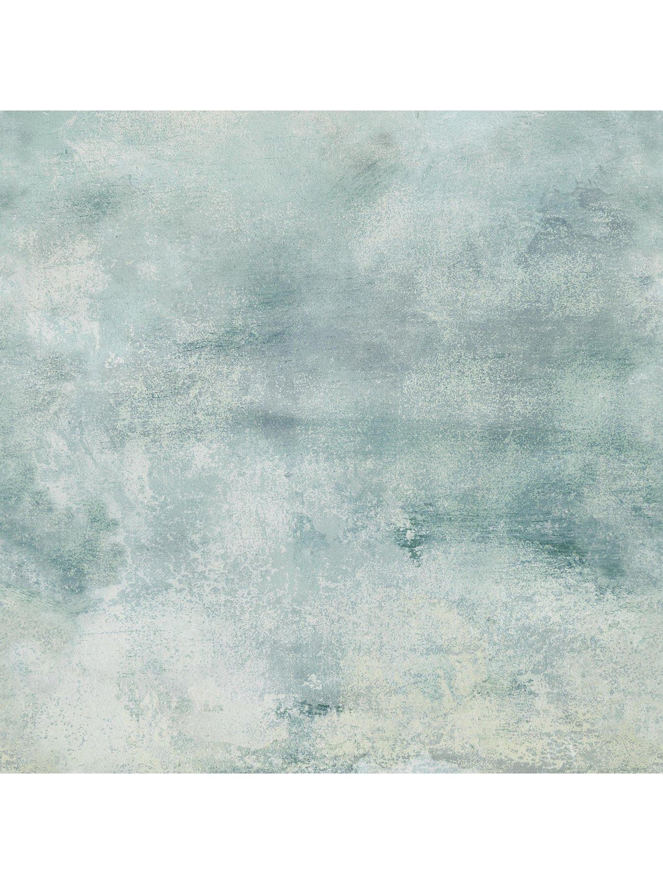 Image 4 of 4 of The Very Collection Distressed Texture Mural-Mineral Blue