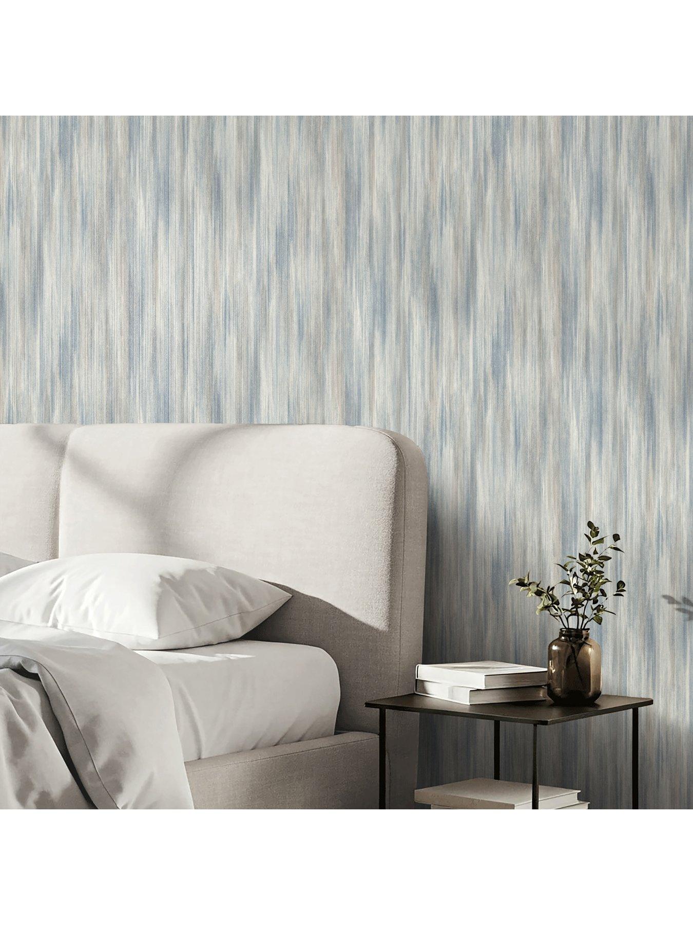 Image 2 of 3 of The Very Collection DUNE Plain -Blue Shadow Wallpaper