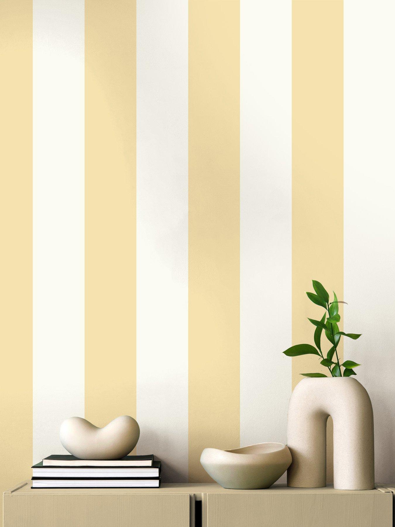 The Very Collection Stripe - Yellow Wallpaper