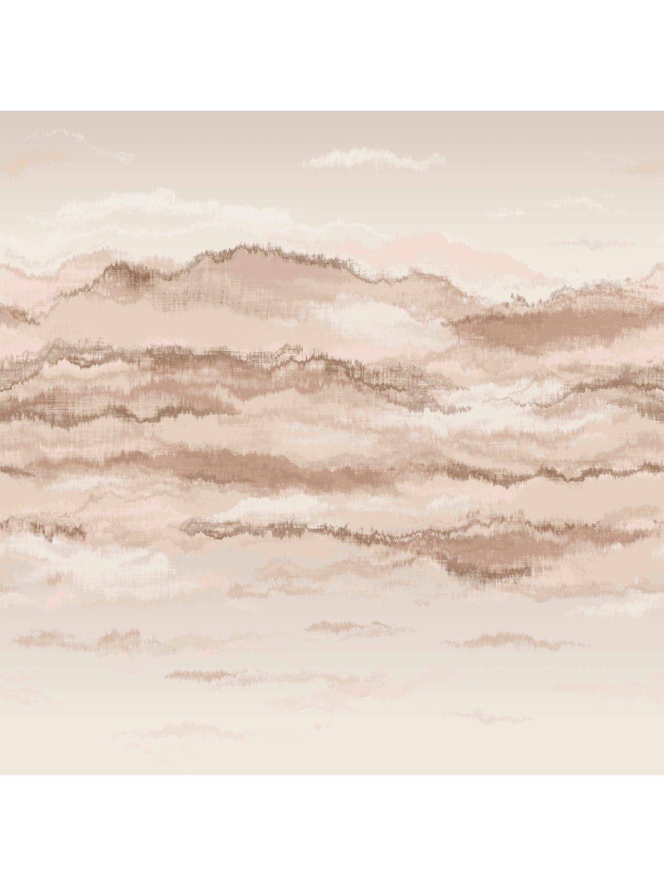 Image 4 of 4 of The Very Collection Abstract Landscape Mural- Natural