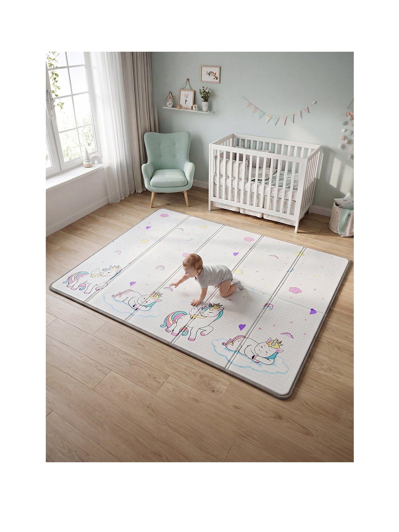 Liberty House Toddler Play Mat - Unicorn  &  Moon and Stars