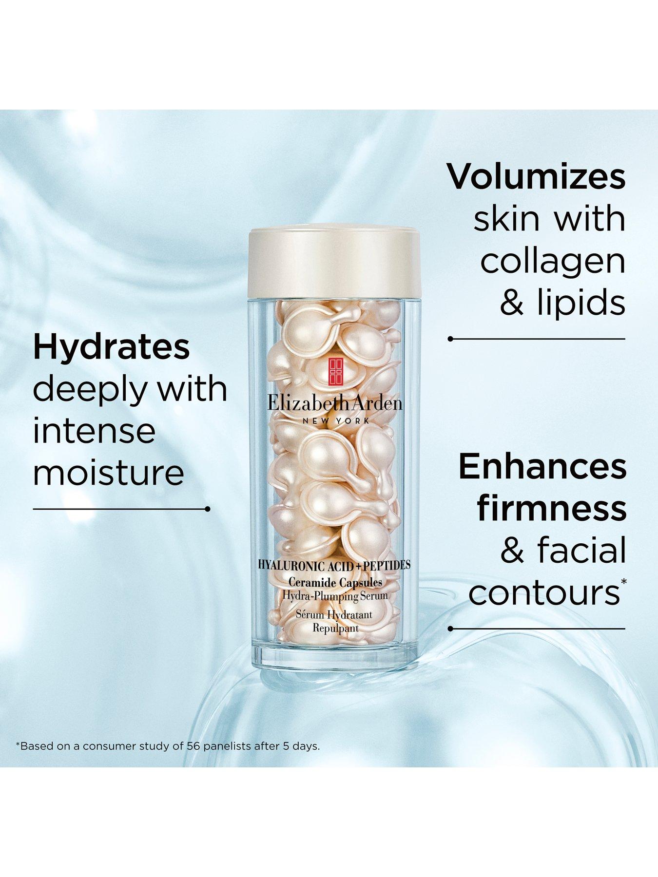 Image 2 of 8 of Elizabeth Arden Hyaluronic Acid + Peptides Ceramide Capsules Hydra-Plumping Serum, 60-Piece