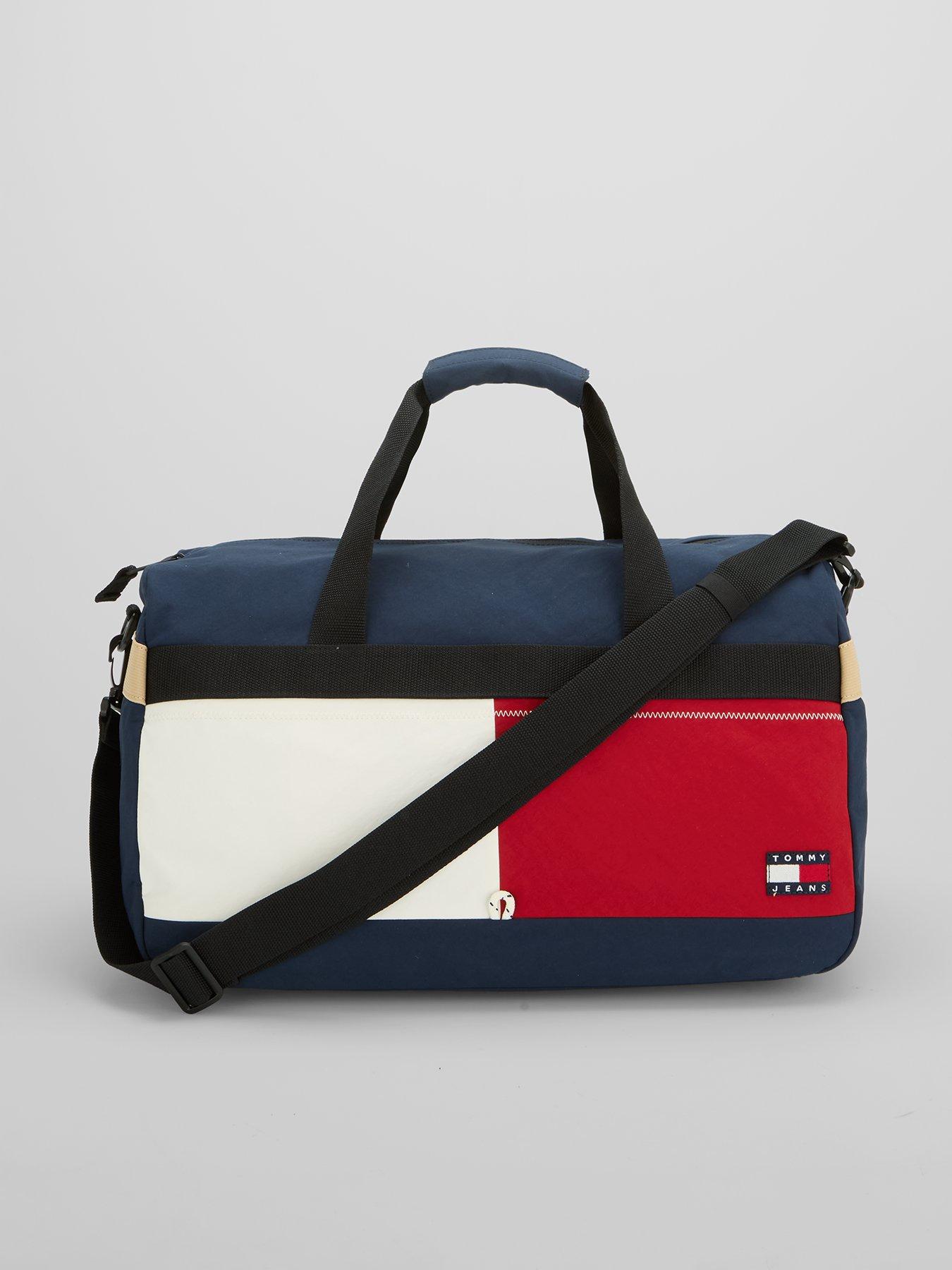 Image 1 of 6 of Tommy Jeans Archive Duffle Bag - Navy