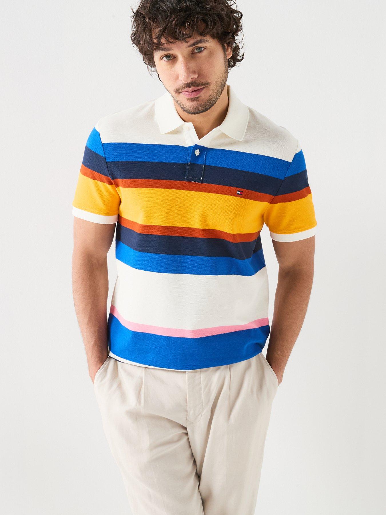 Tommy Hilfiger Tommy Hilfiger Varied Stripe Polo Shirt - Multi