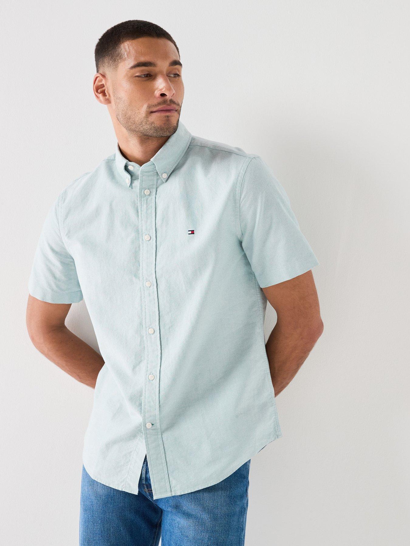 Tommy Hilfiger Tommy Hilfiger Heritage Short Sleeve Oxford Shirt - Green