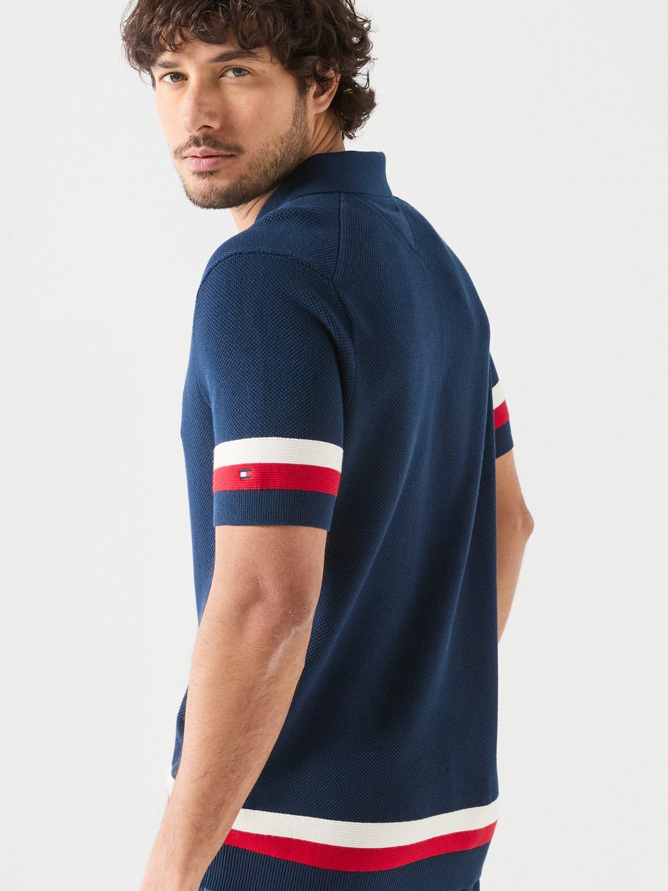 Image 4 of 6 of Tommy Hilfiger Americana Polo Shirt - Navy