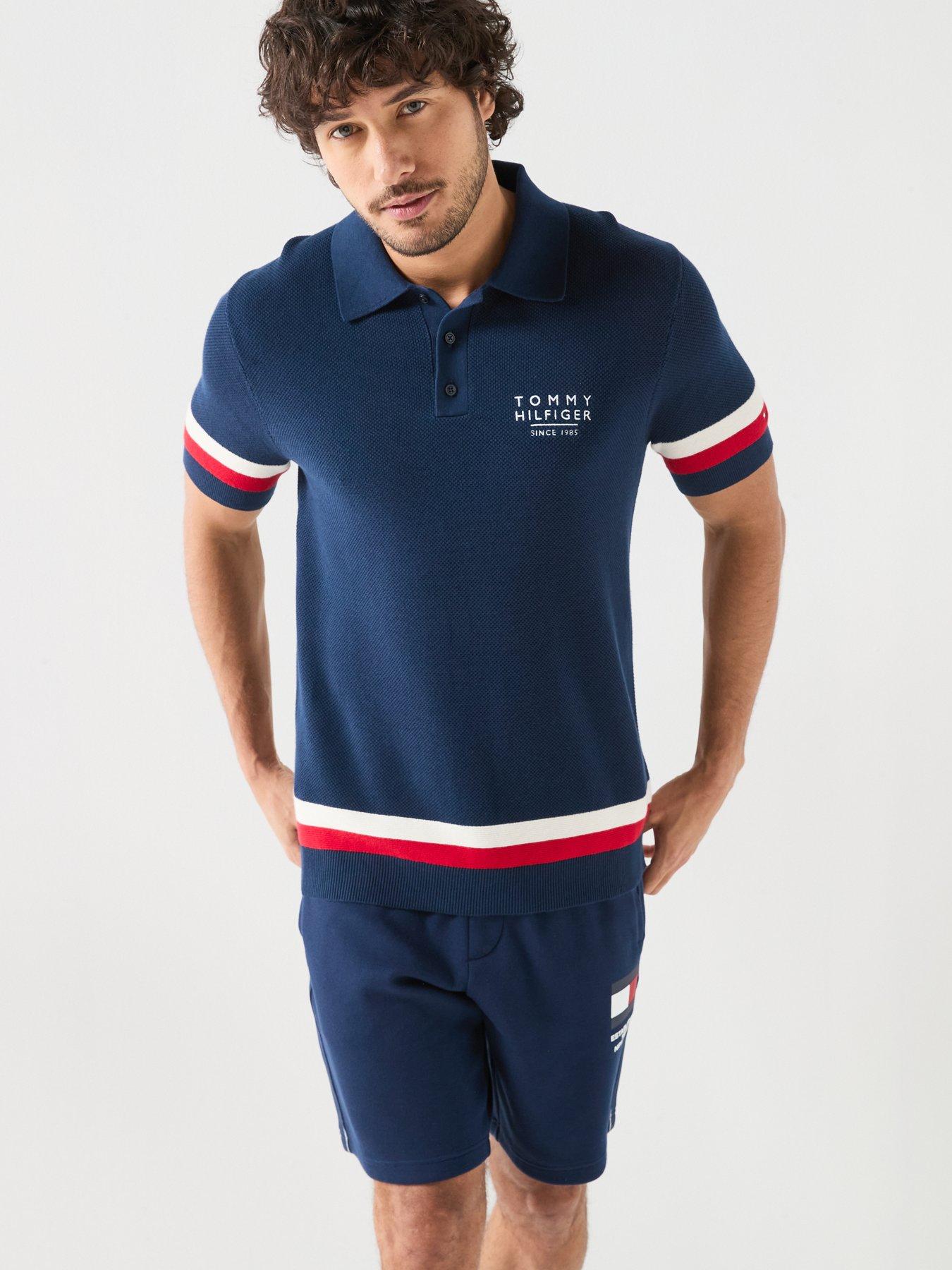 Image 5 of 6 of Tommy Hilfiger Americana Polo Shirt - Navy