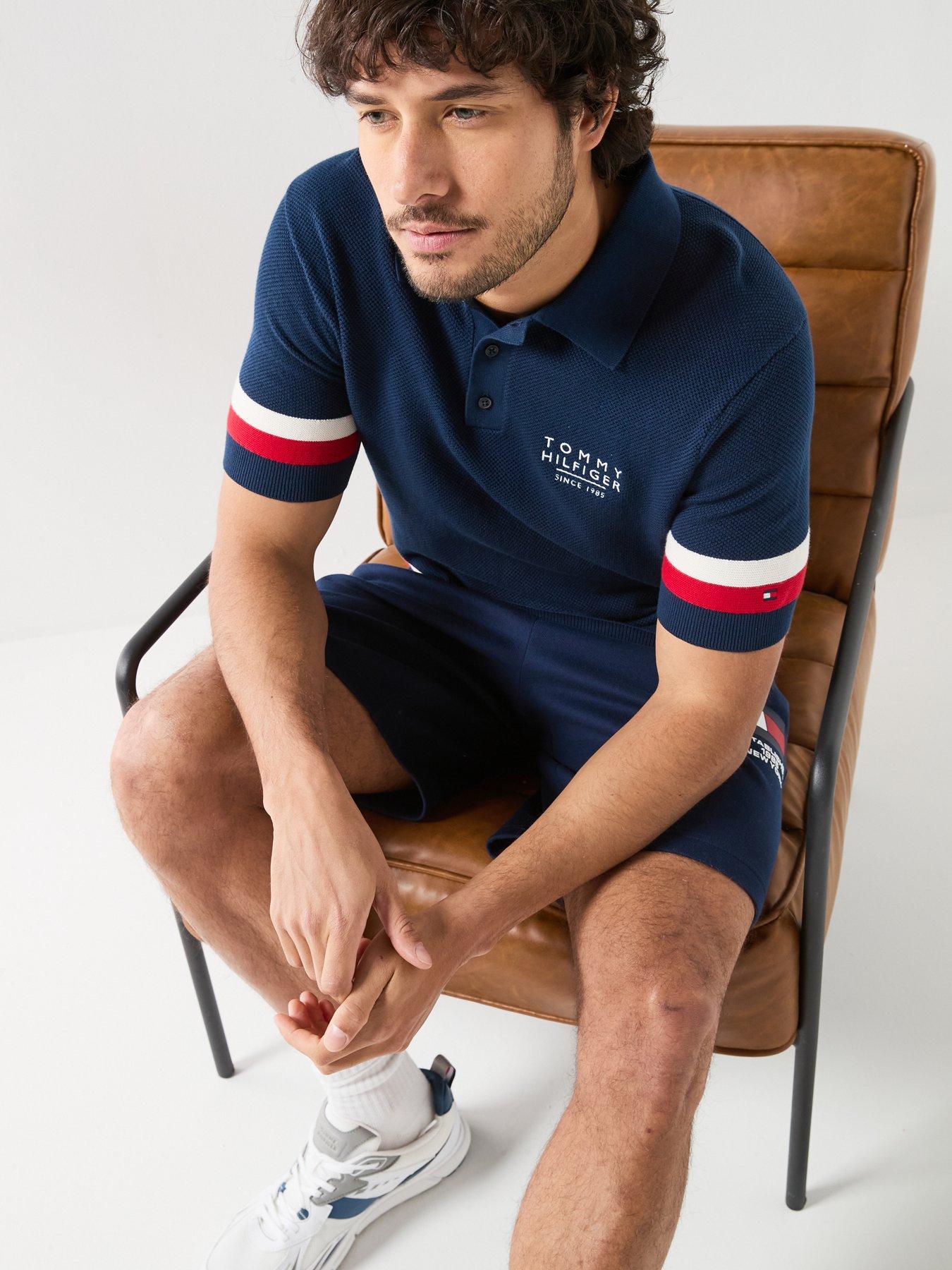 Image 6 of 6 of Tommy Hilfiger Americana Polo Shirt - Navy