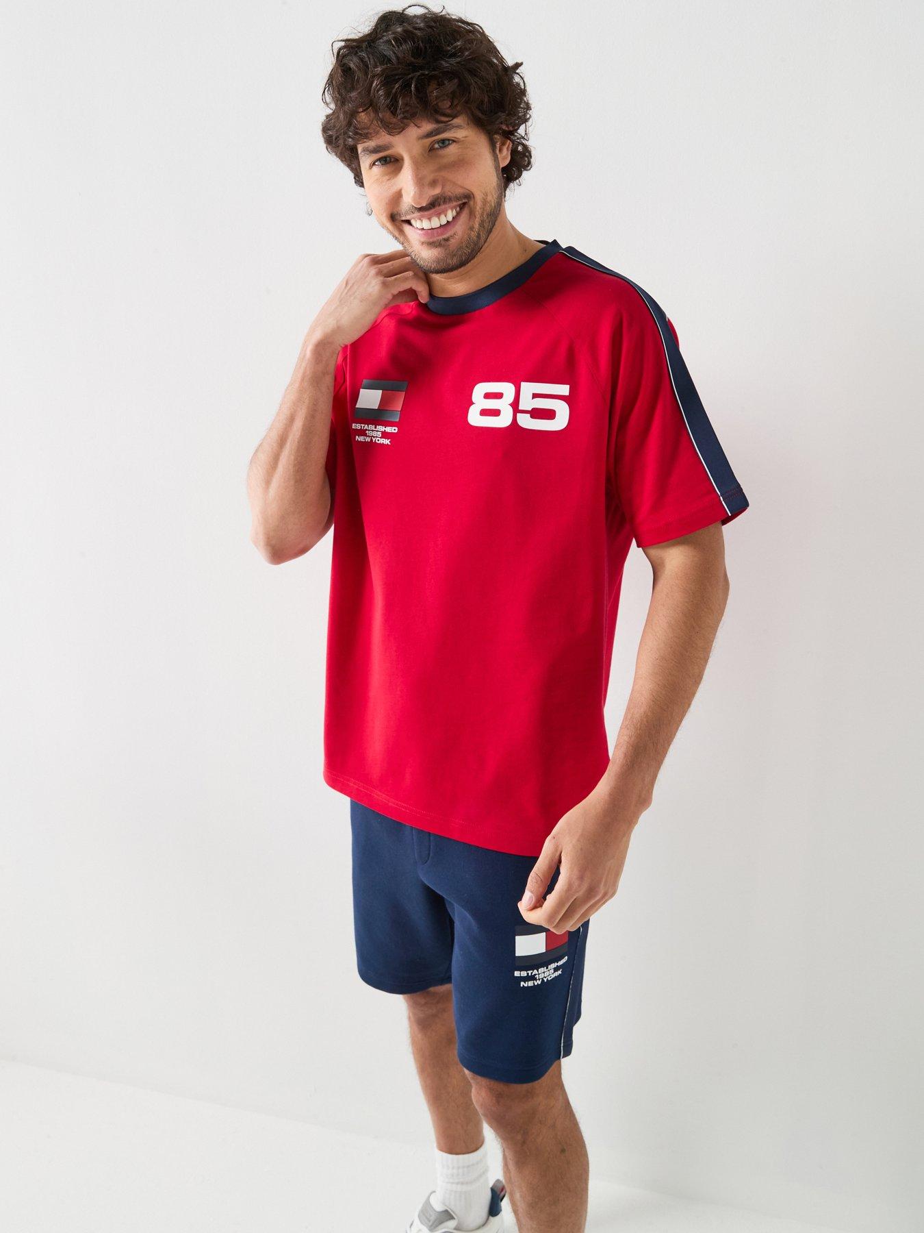 Tommy Hilfiger Countries Track Sweat Shorts - Navy
