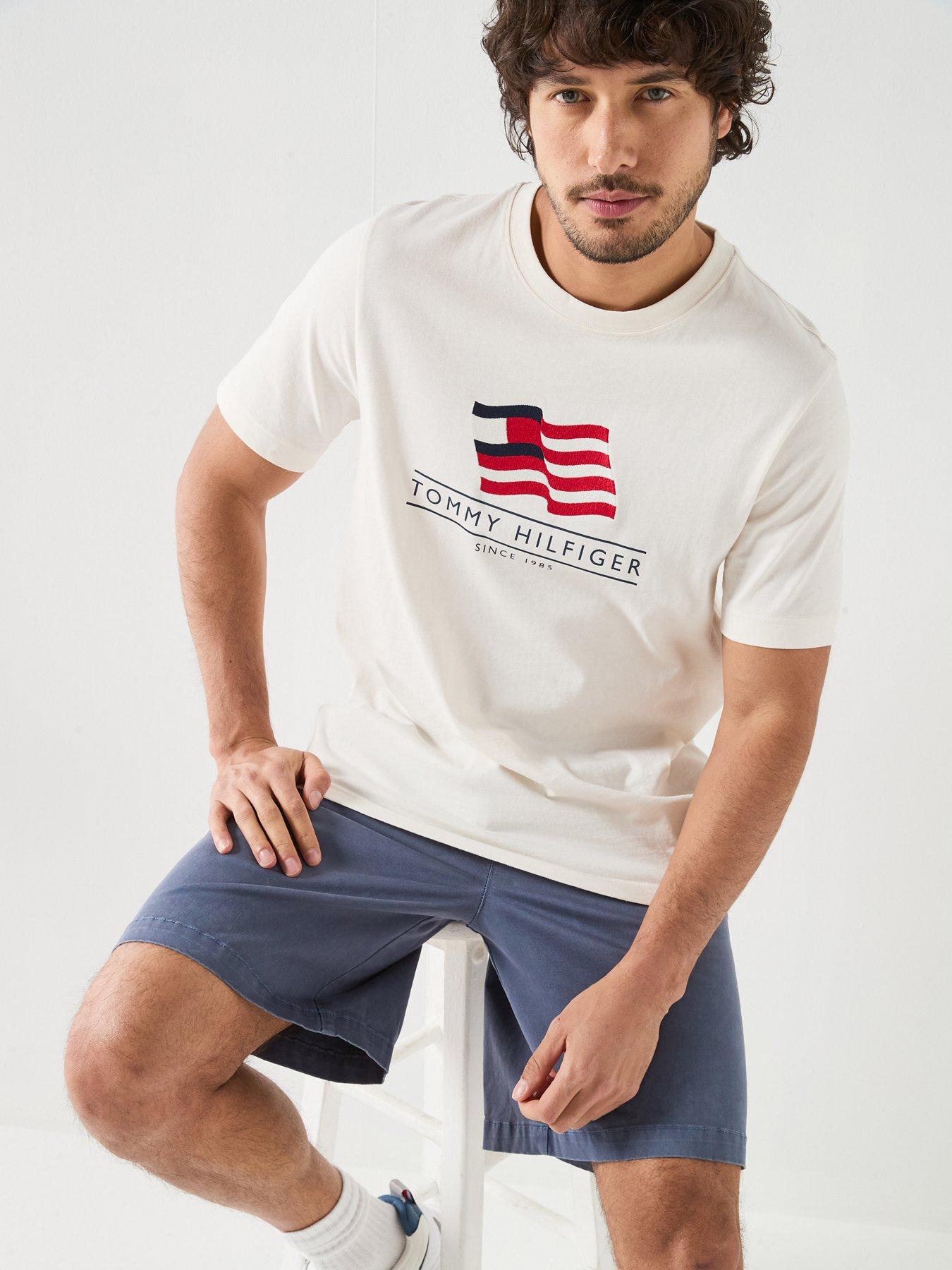 Tommy Hilfiger Tommy Hilfiger Americana Flag Graphic T-shirt - Off White