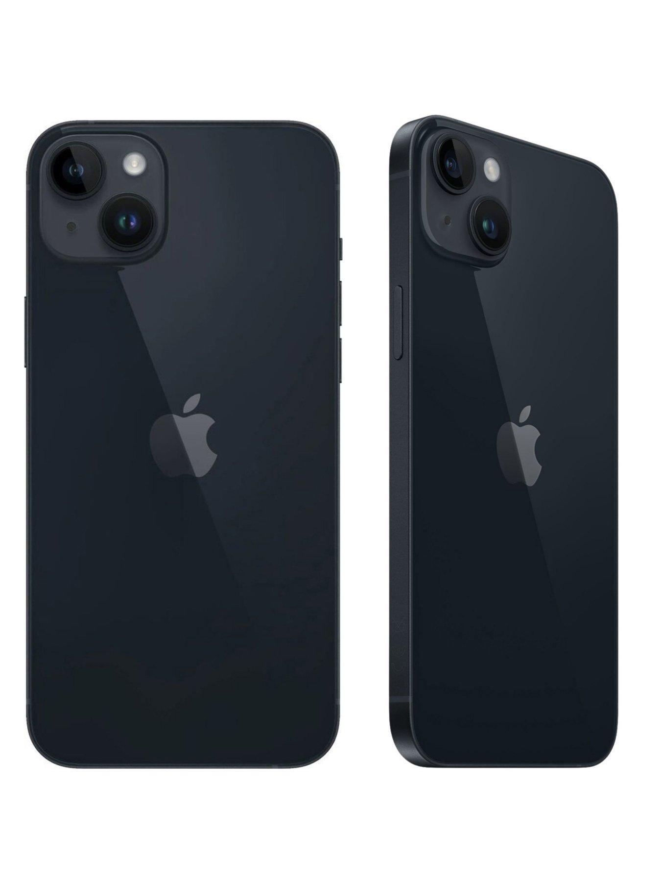 stillFront image of refurbished-apple-iphone-14-128gb-black-pristine-condition
