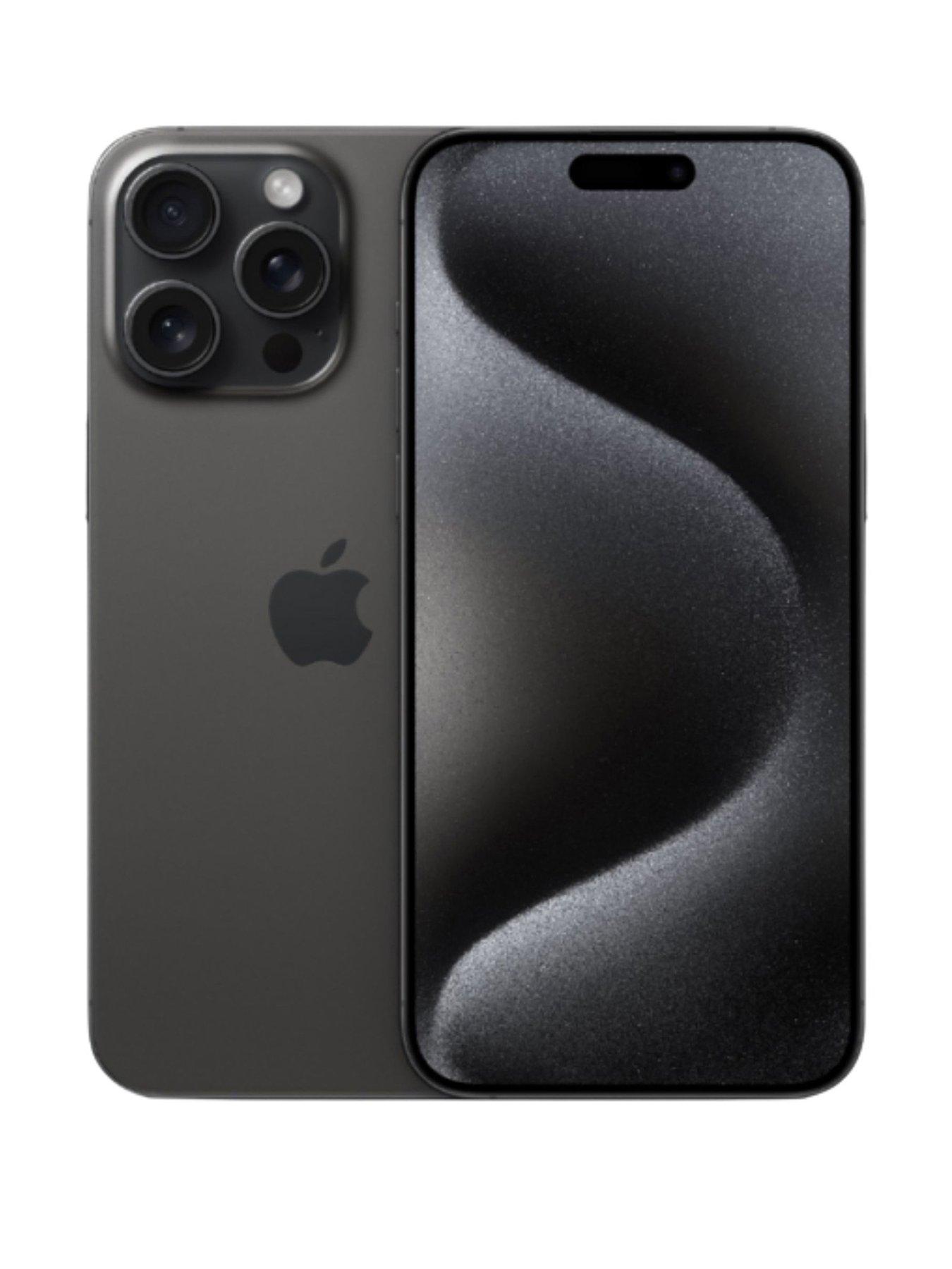 Refurbished Apple iPhone 15 Pro Max - 256GB, Black (Pristine Condition)