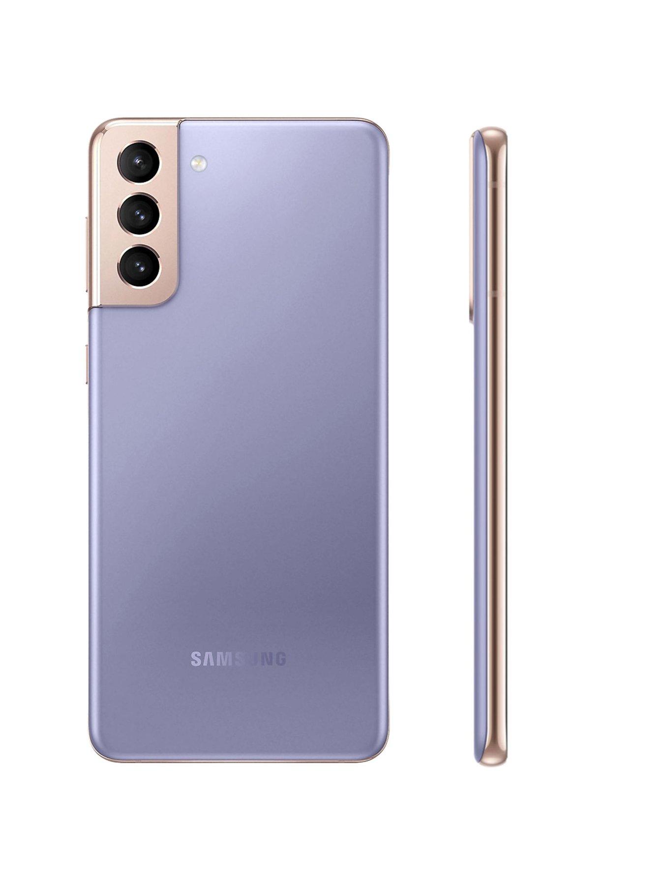 stillFront image of refurbished-samsung-s21-5g-128gb-violet-pristine-condition