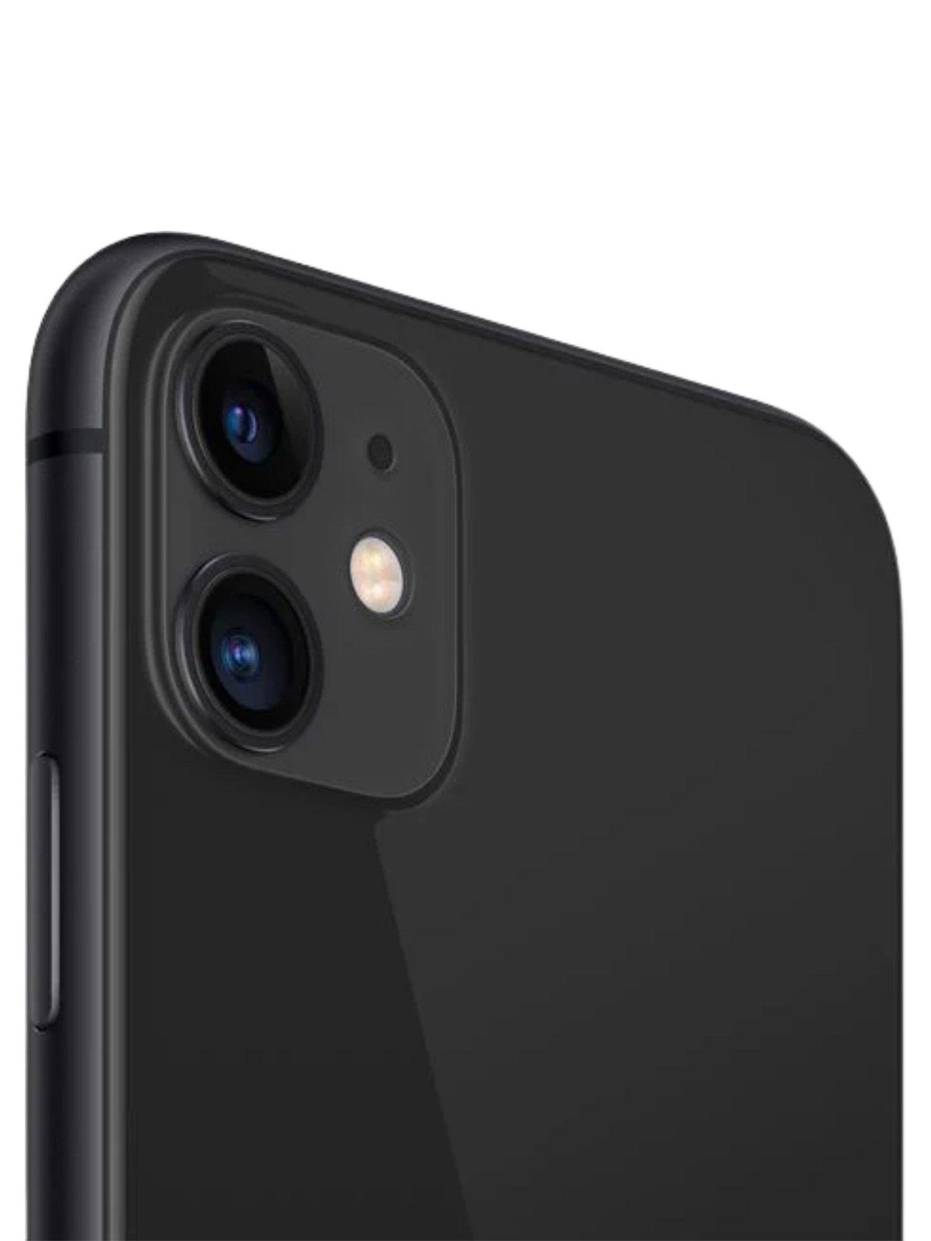 stillFront image of refurbished-apple-iphone-11-128gb-black-pristine-condition
