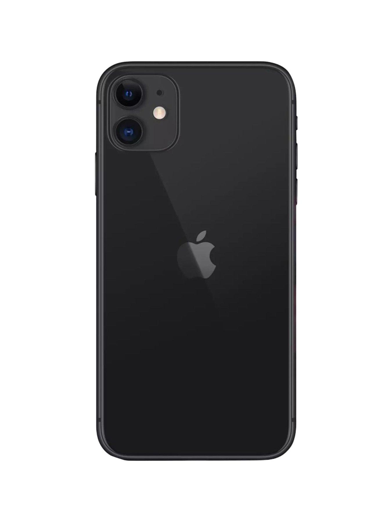 stillFront image of refurbished-apple-iphone-12-128gb-black-pristine-condition