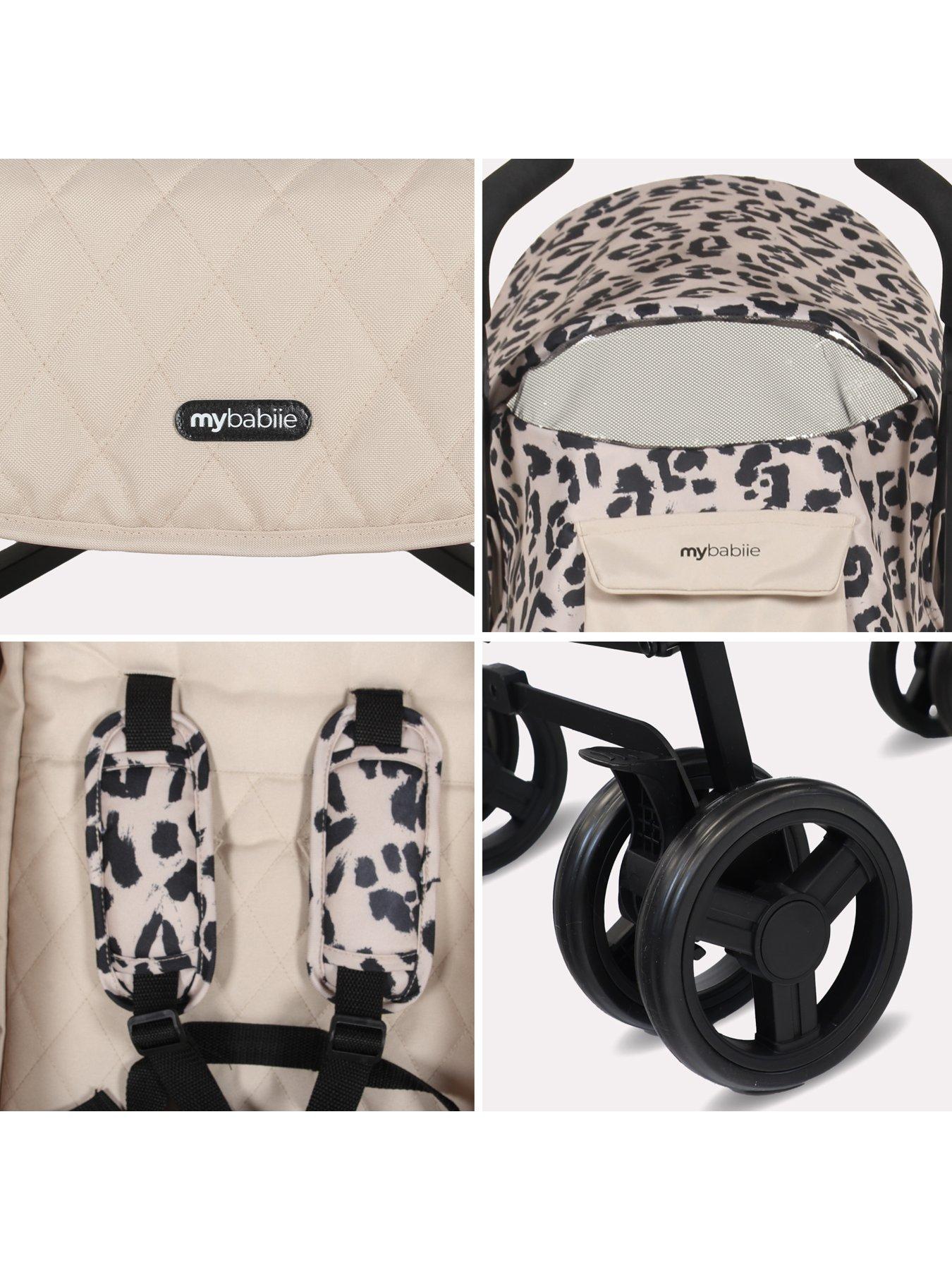 Image 7 of 8 of My Babiie MB01 Lightweight Stroller - Fawn Leopard