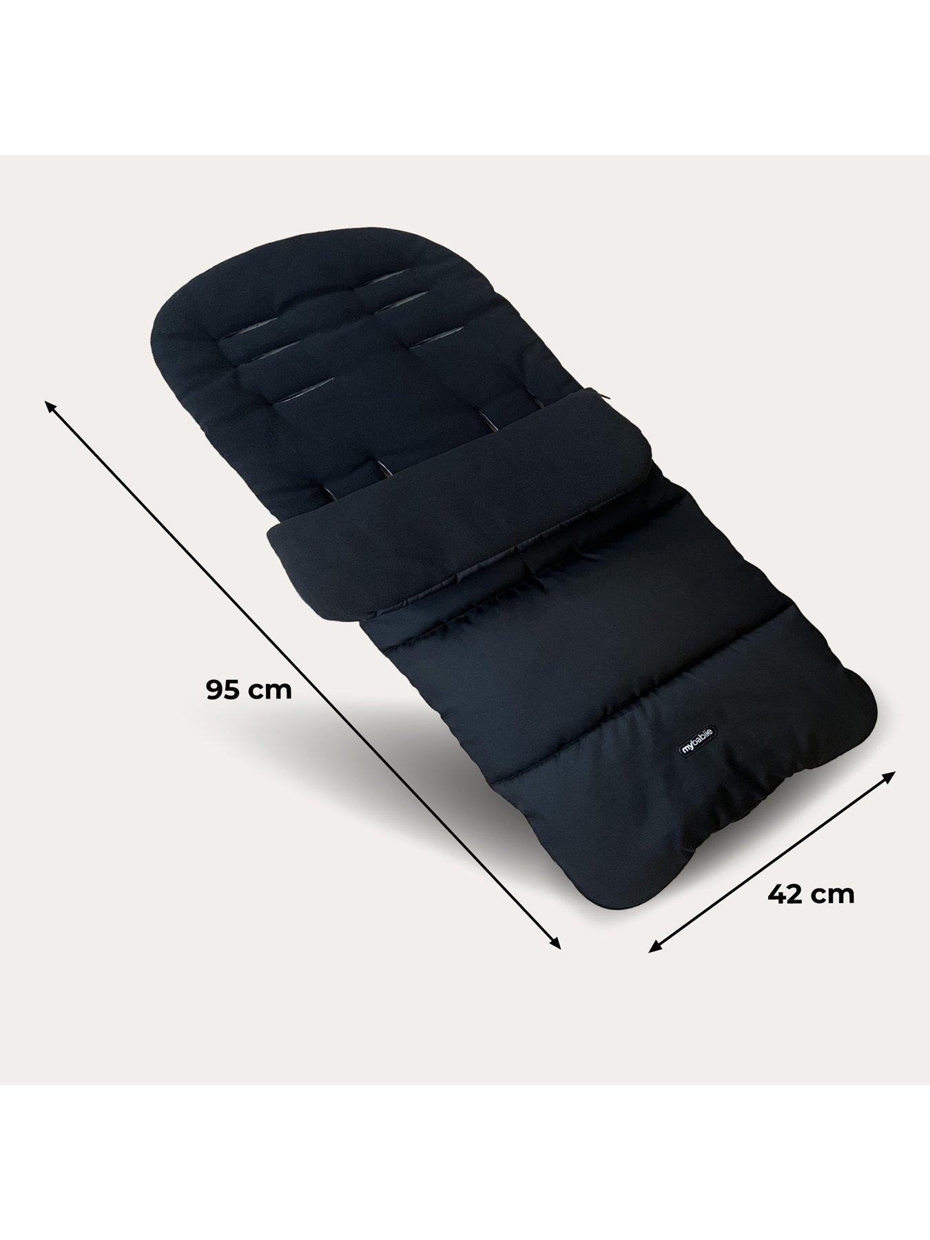  image of my-babiie-universal-footmuff-black