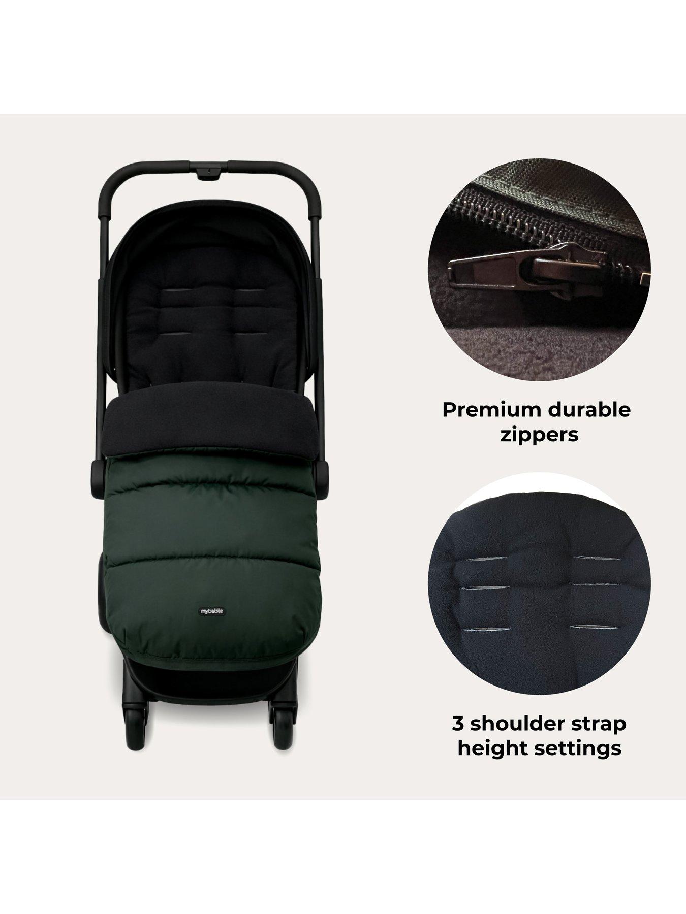 Image 4 of 7 of My Babiie Universal Footmuff - Forest Green