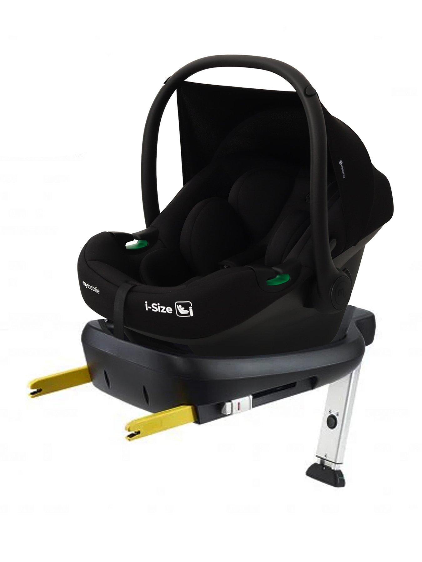 My Babiie MBCS02LT i-Size Infant Carrier Car Seat and ISOFIX Base - Black