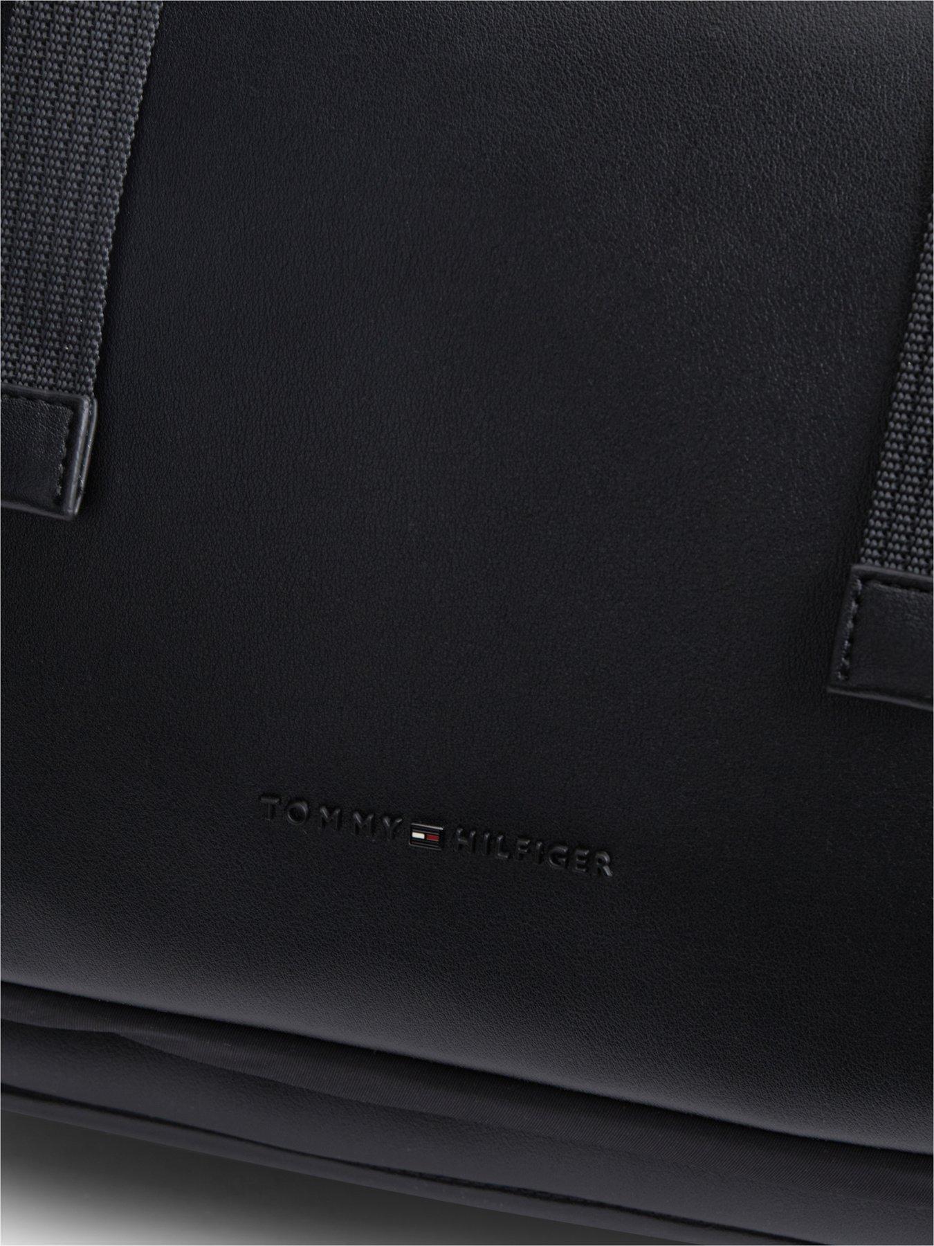 Image 5 of 5 of Tommy Hilfiger Nylon Jacquard Flap Backpack - Black