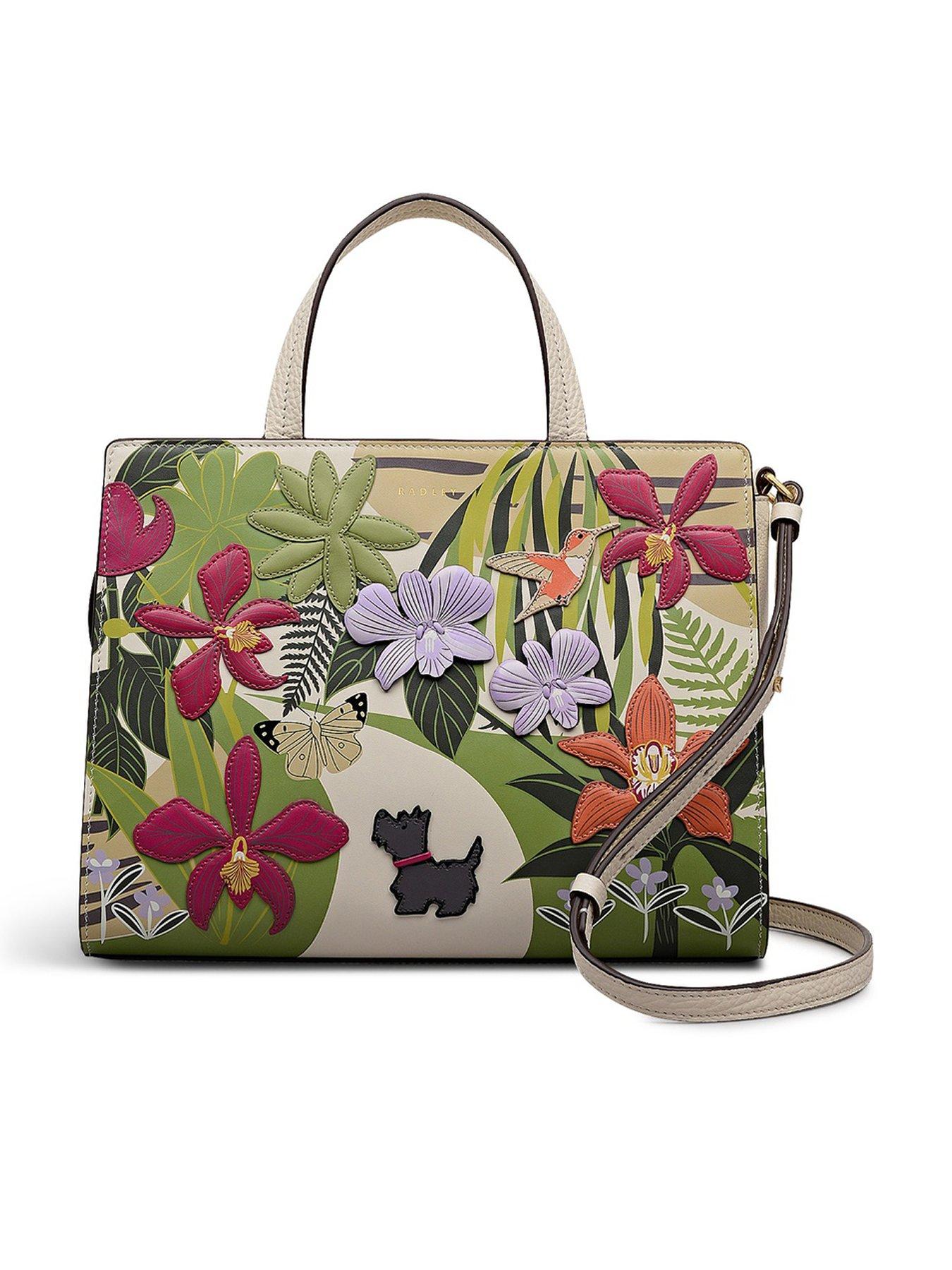 Radley RHS Small Ziptop Grab Bag - Beige