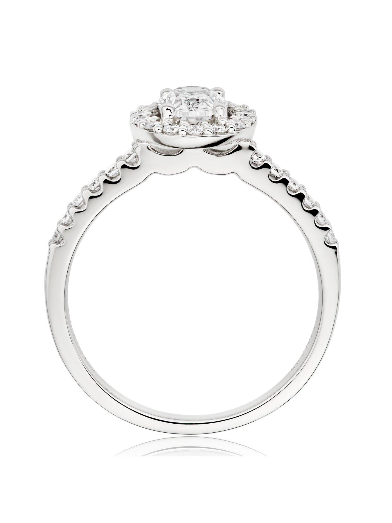  image of beaverbrooks-platinum-diamond-oval-cut-halo-ring
