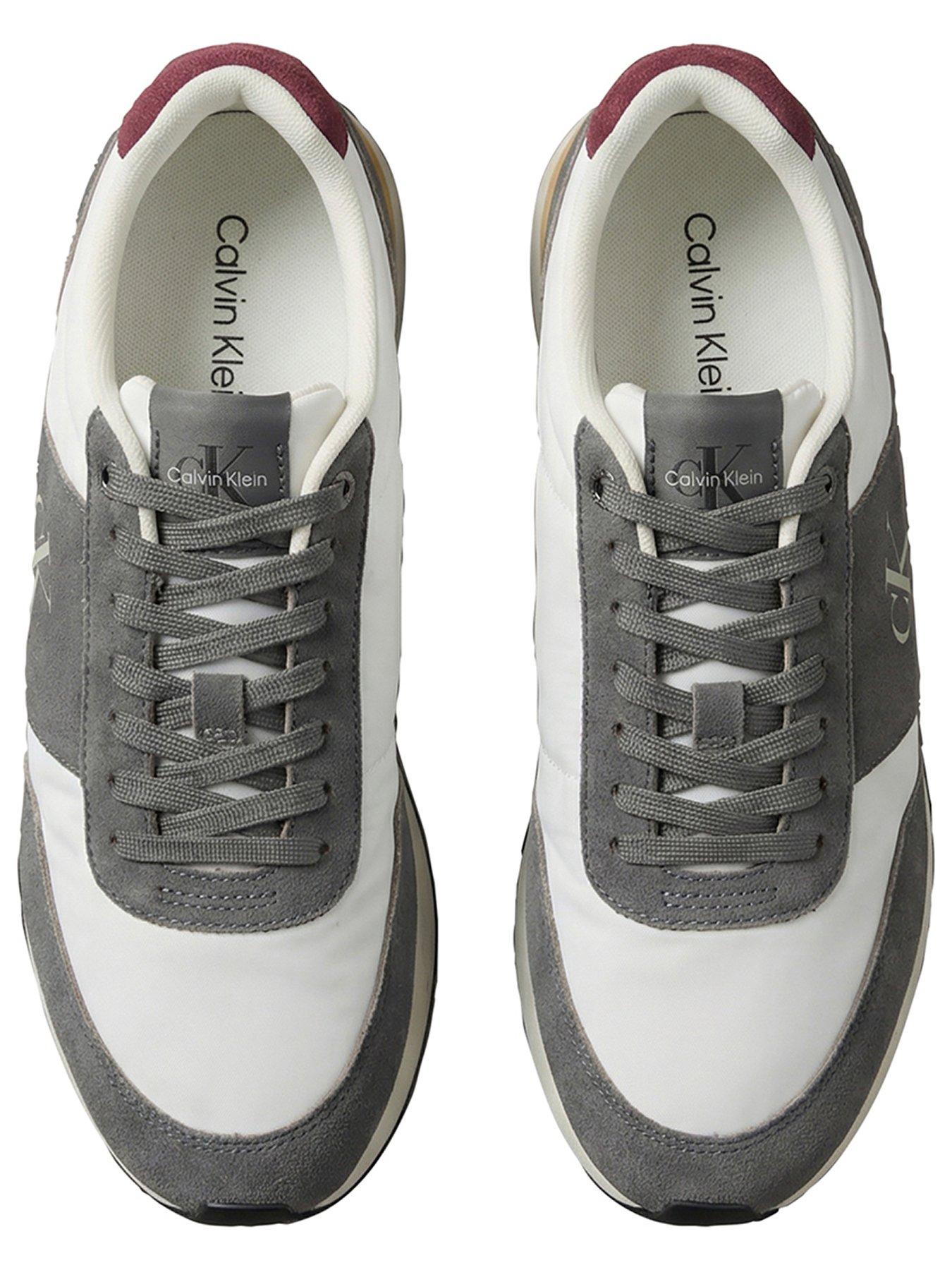 Image 4 of 7 of Tommy Jeans Calvin Klein Retro Runner Trainers - Grey