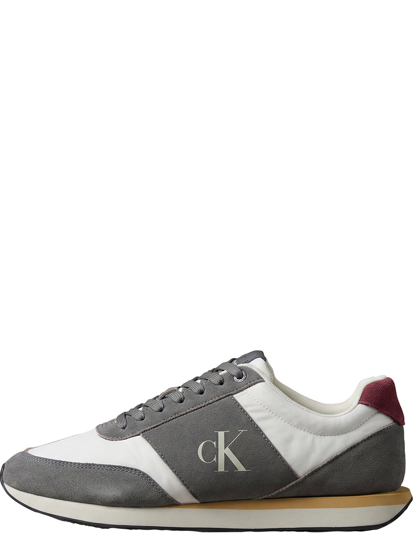 Image 5 of 7 of Tommy Jeans Calvin Klein Retro Runner Trainers - Grey