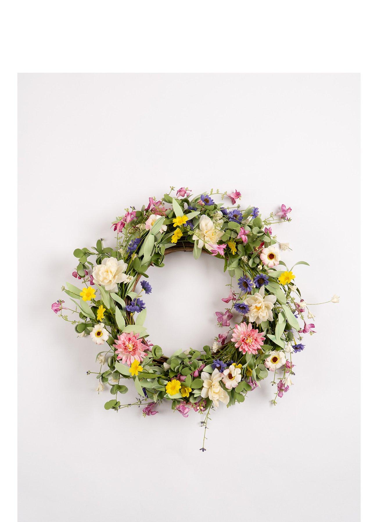 Image 2 of 3 of Scottish Everlasting Meadow Flower Wreath