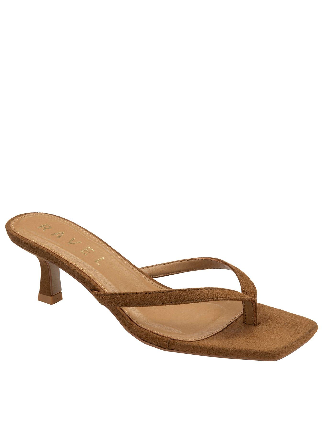  image of ravel-craster-thong-heel-camel