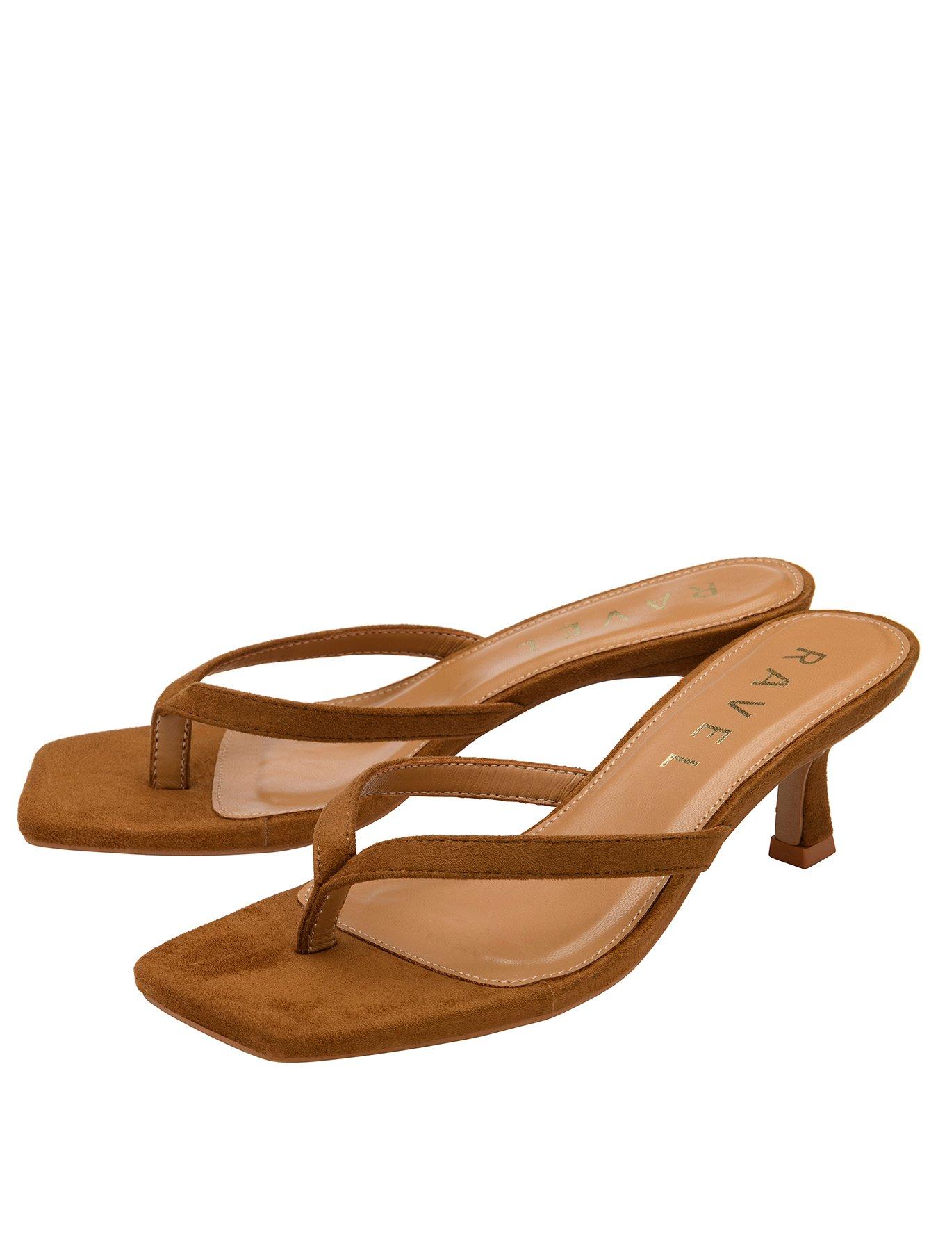  image of ravel-craster-thong-heel-camel