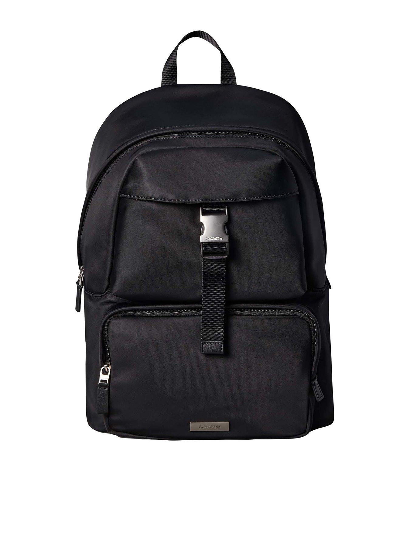 Image 1 of 4 of Calvin Klein Bold Logo Backpack - Black
