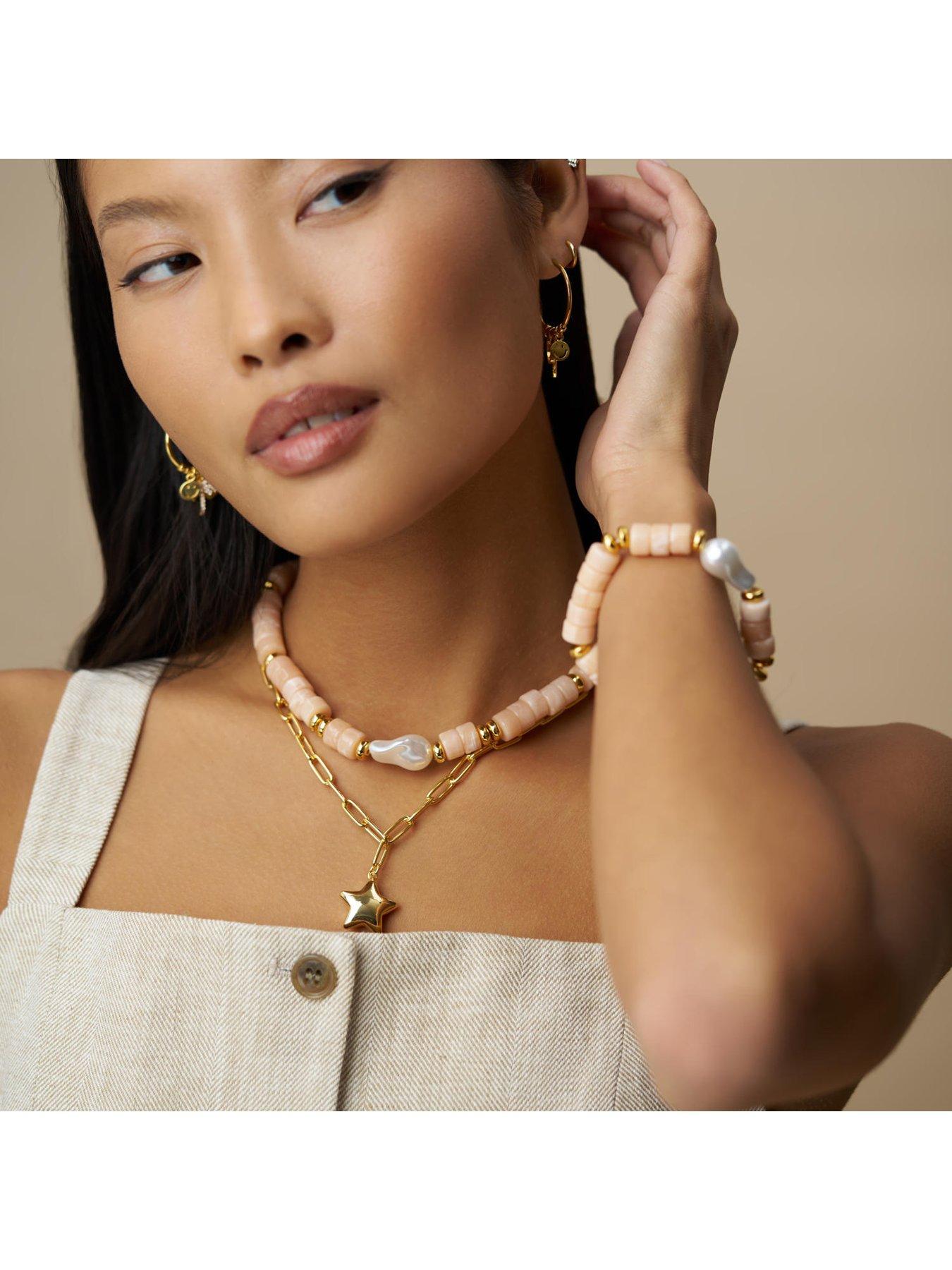  image of orelia-statement-star-pop-charm-necklace