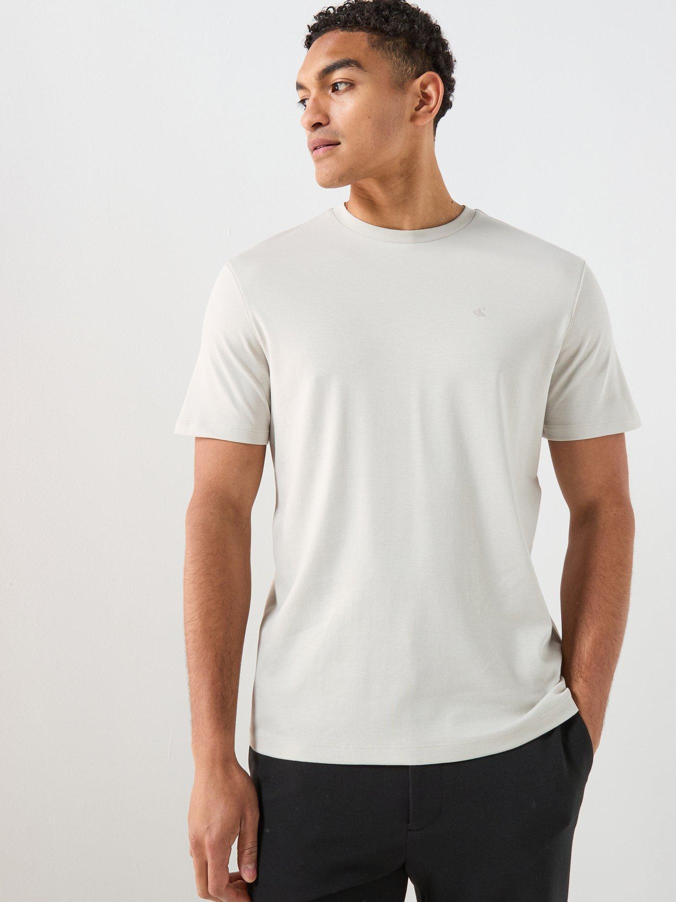 Calvin Klein Supima Chest Embroidered Logo T-Shirt - Light Green