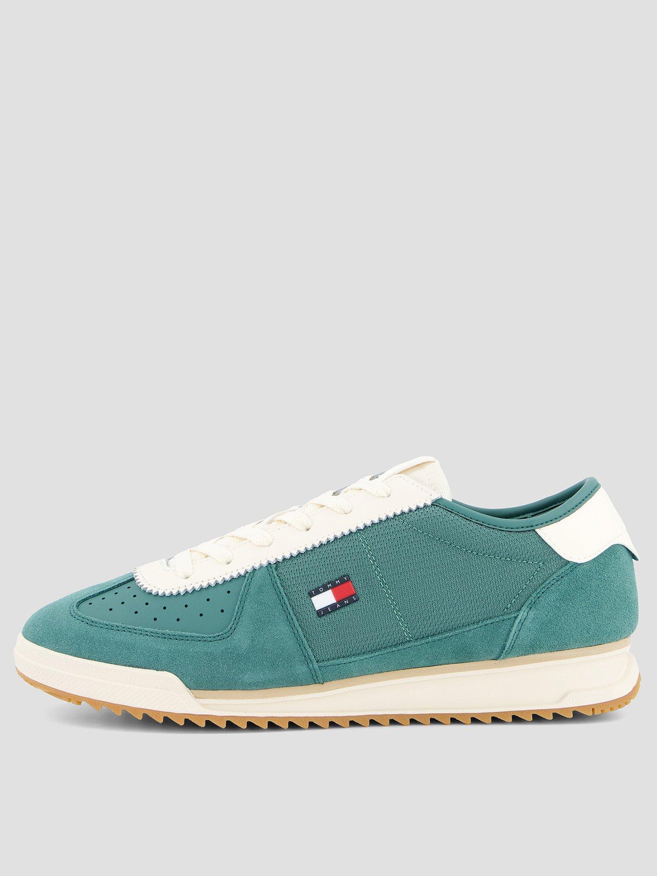 Image 1 of 7 of Tommy Jeans Tommmy Retro Cleated Runners - Charred Jade