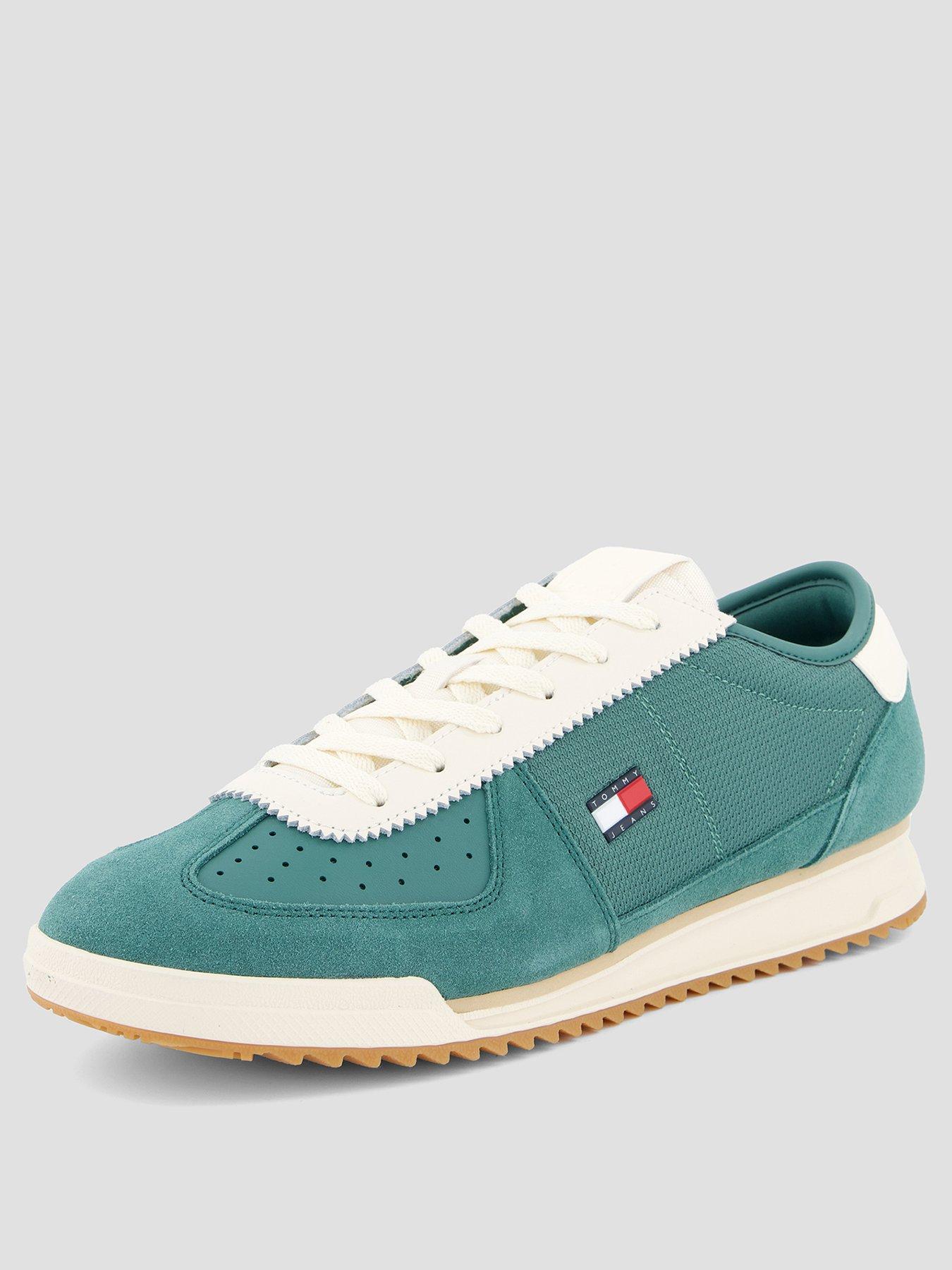 Image 2 of 7 of Tommy Jeans Tommmy Retro Cleated Runners - Charred Jade