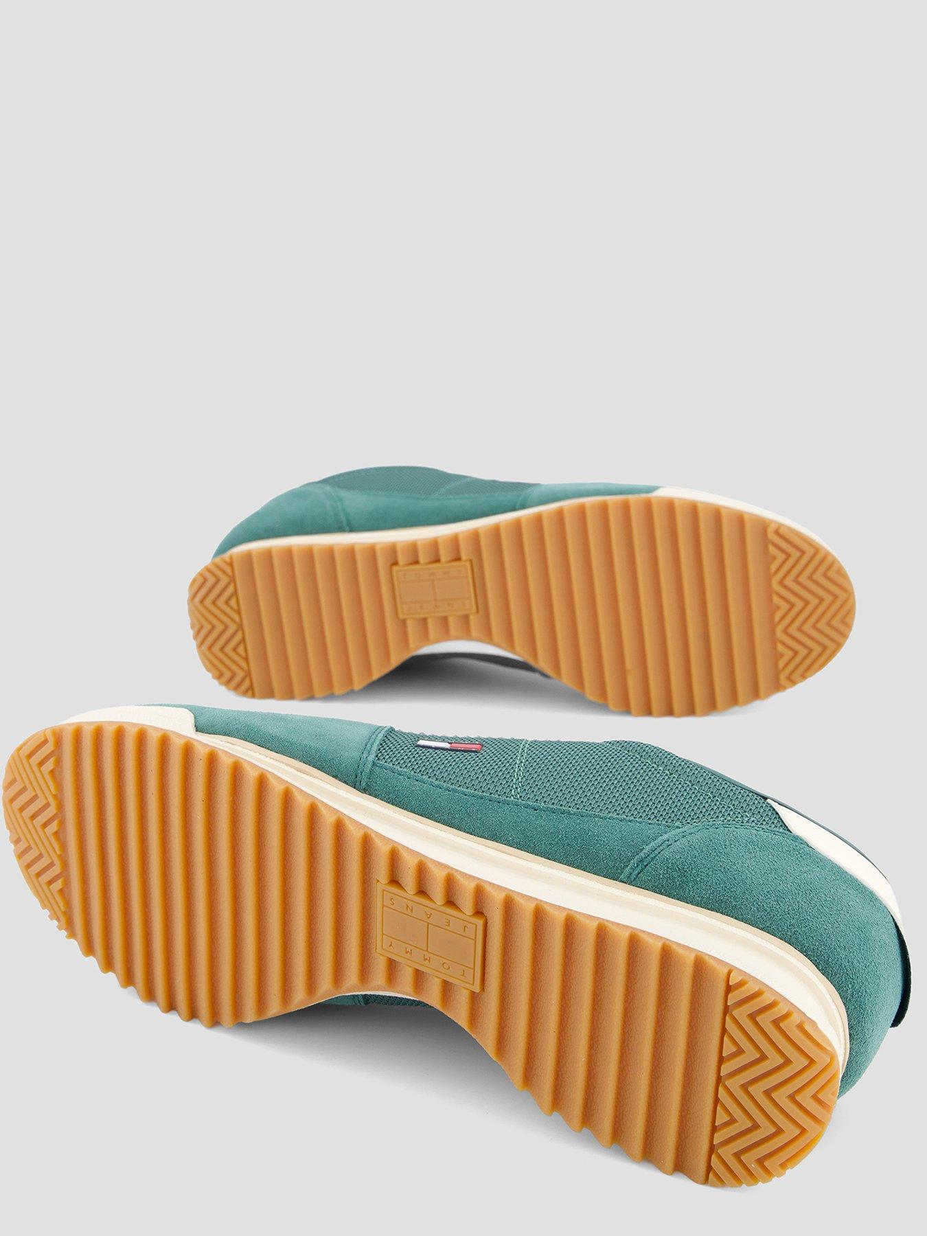Image 4 of 7 of Tommy Jeans Tommmy Retro Cleated Runners - Charred Jade