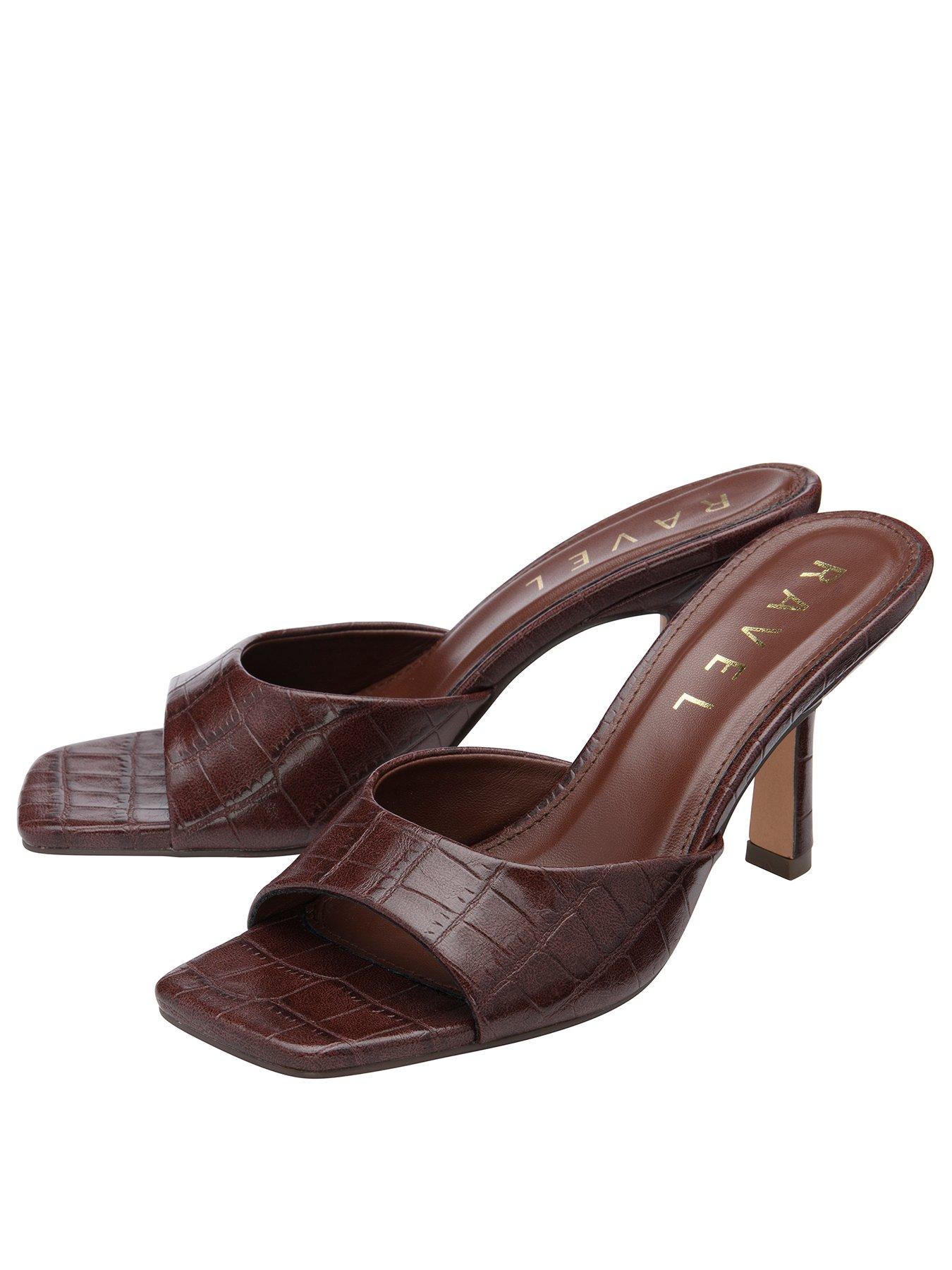  image of ravel-birkshaw-mule-heel-coffe