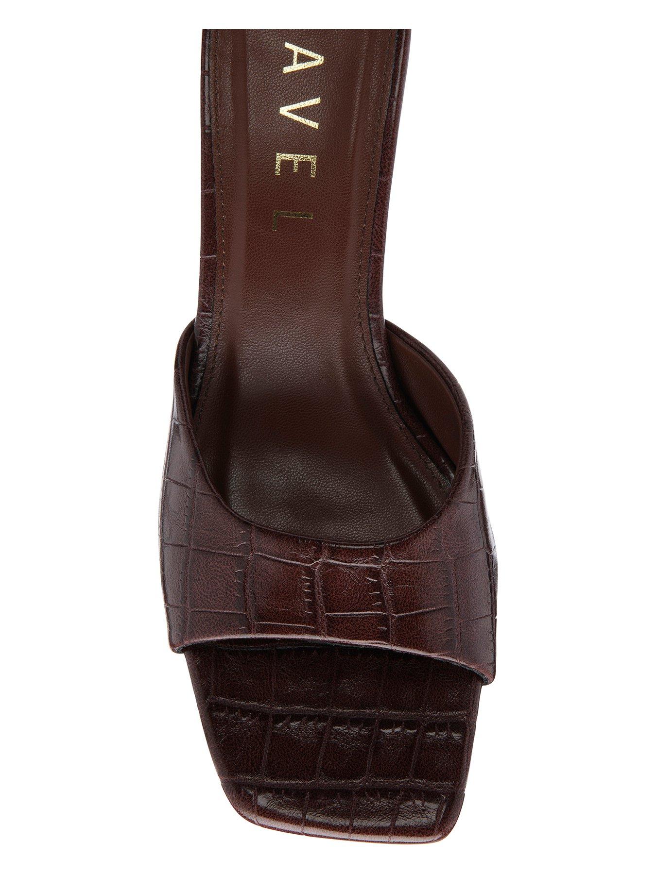  image of ravel-birkshaw-mule-heel-coffe